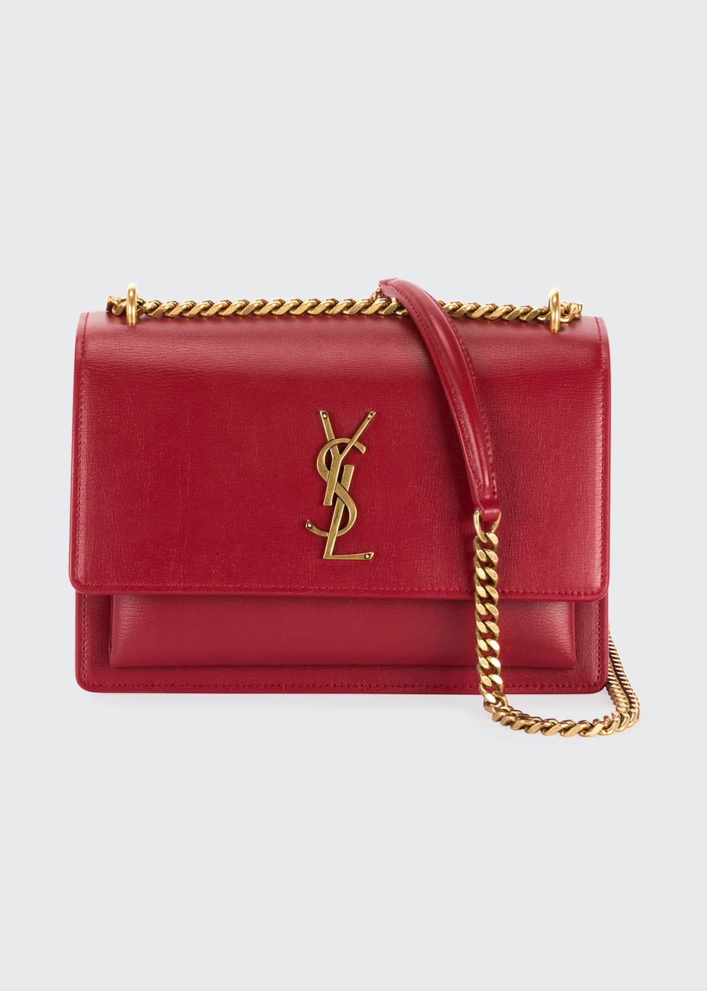 ysl red crossbody