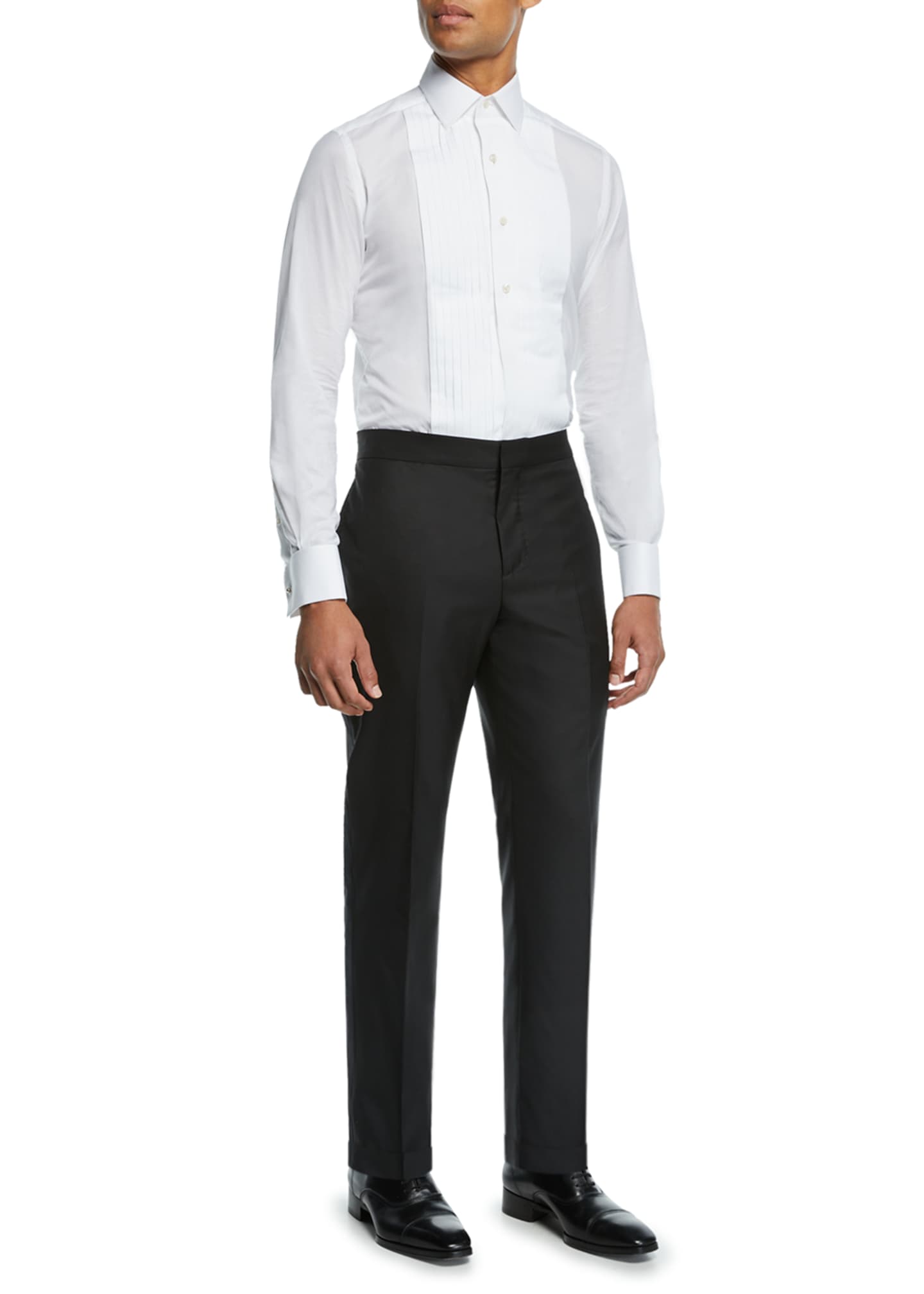 Brunello Cucinelli Men's Formal Tuxedo Trousers Bergdorf Goodman