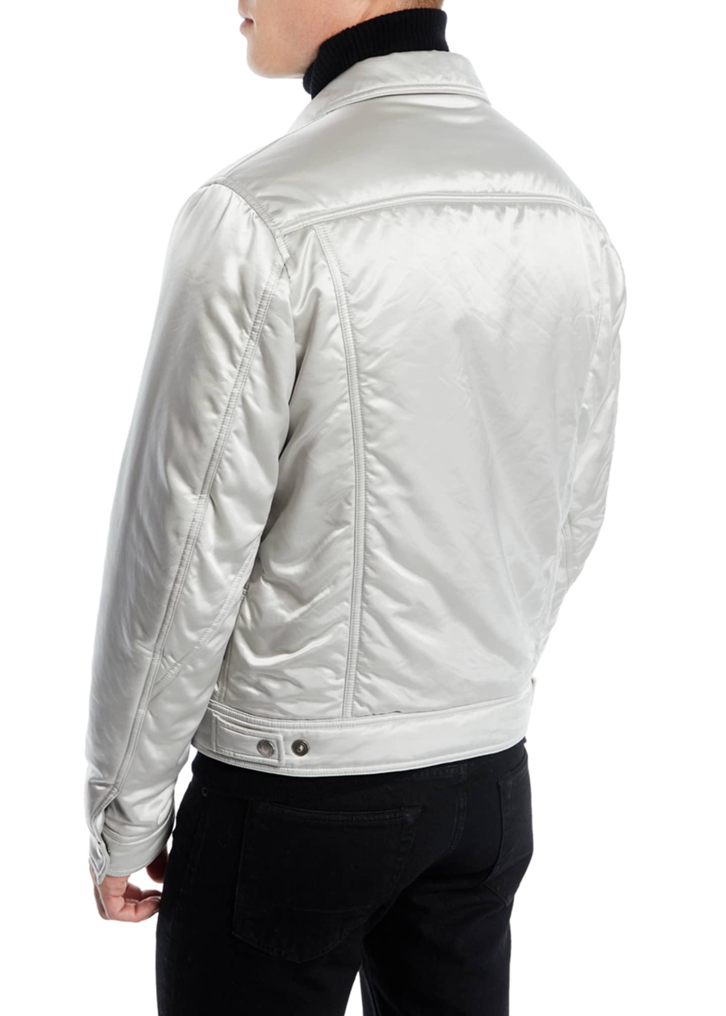 White quilted jacket mens 2025