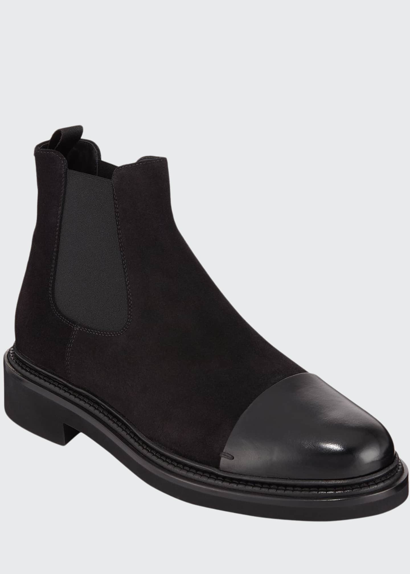 Giorgio armani chelsea boots Clearance