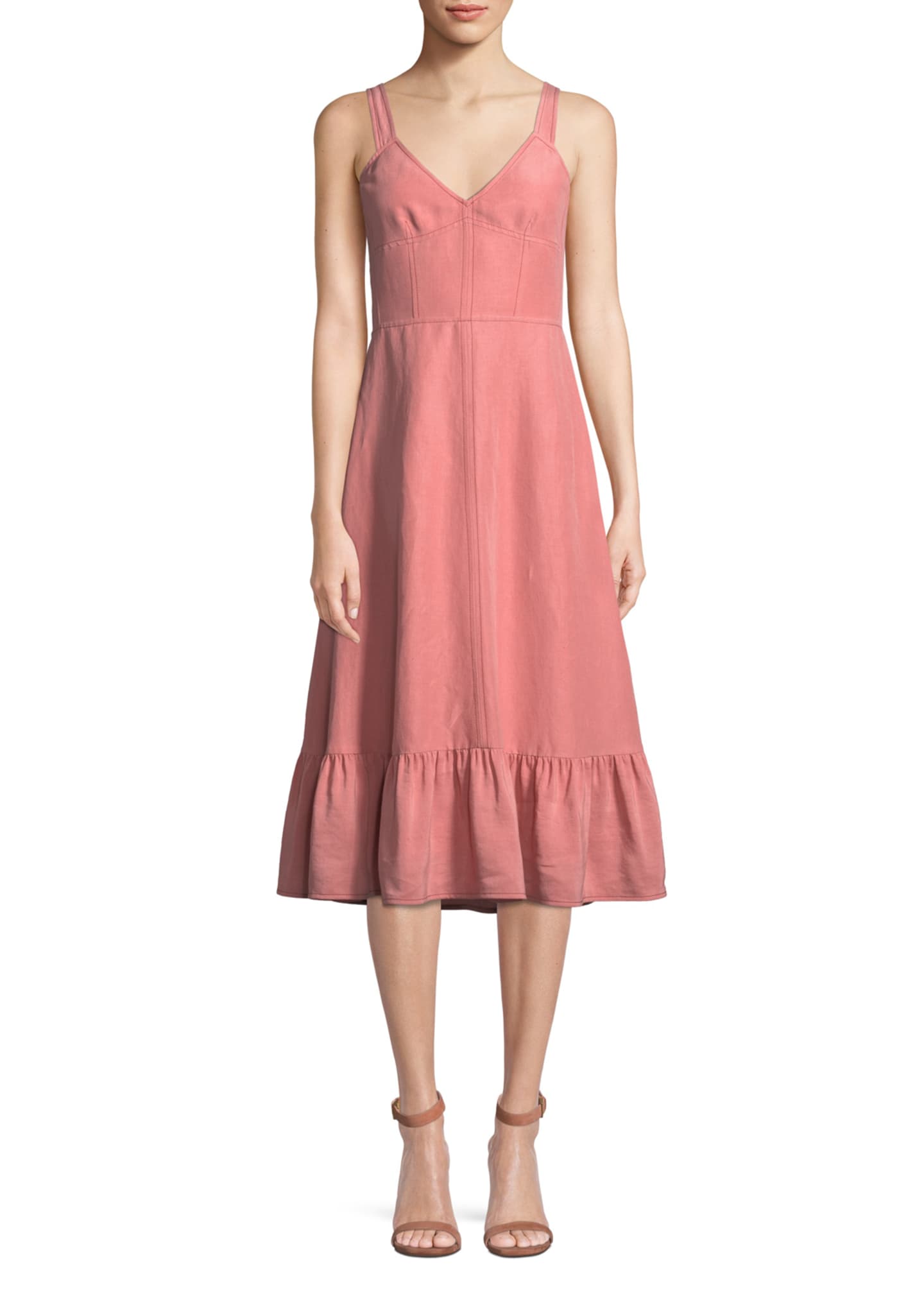 slip dress linen