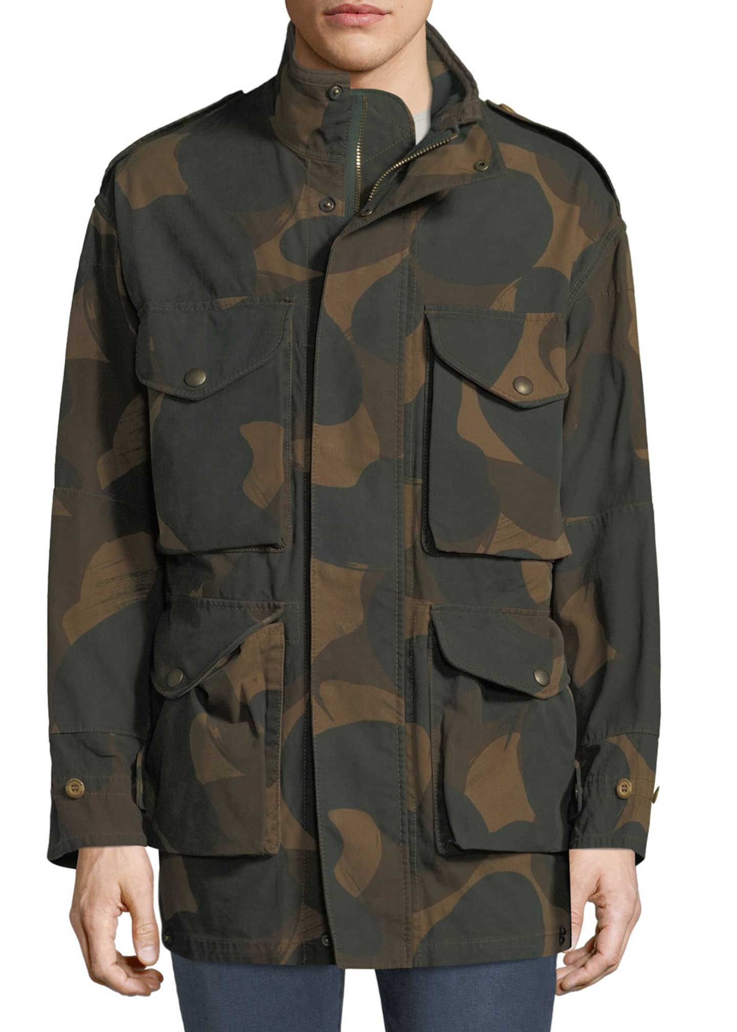 Burberry Men's Camo Field Jacket - Bergdorf Goodman