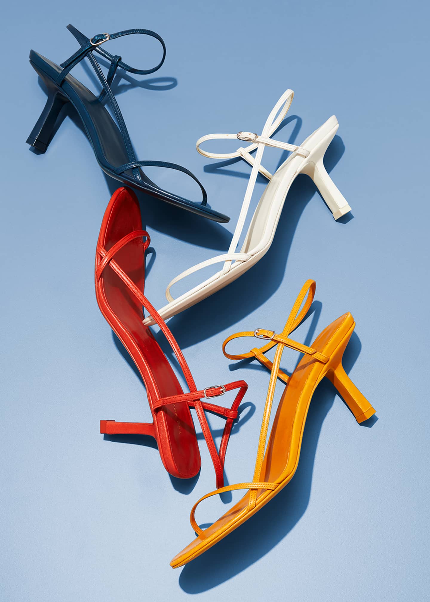 the row white sandals