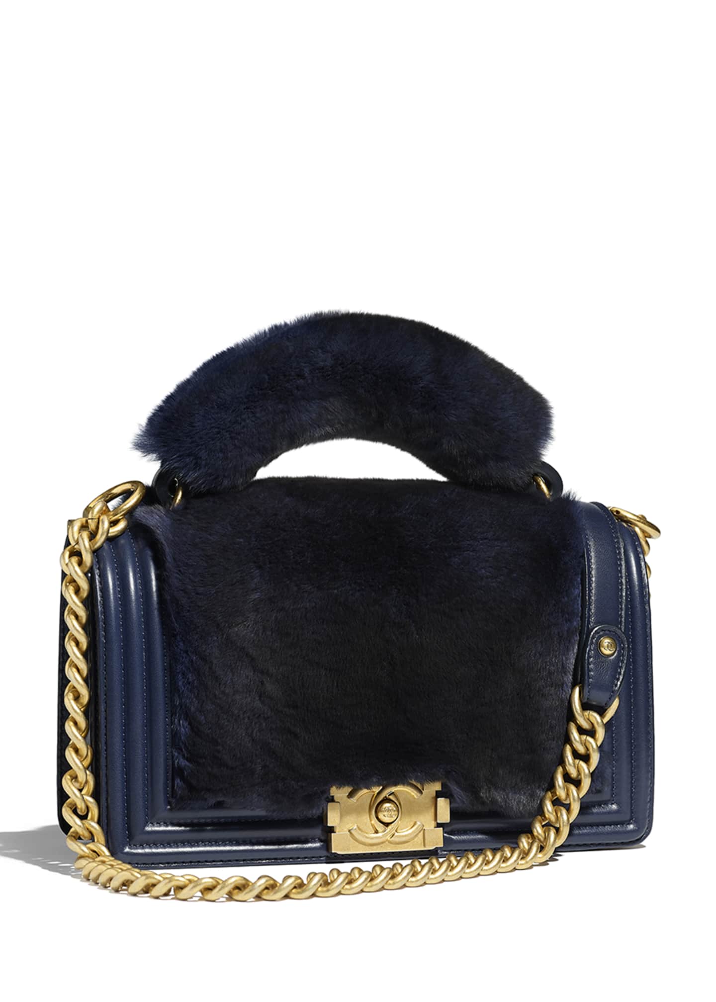 CHANEL BOY CHANEL FLAP BAG WITH HANDLE Bergdorf Goodman