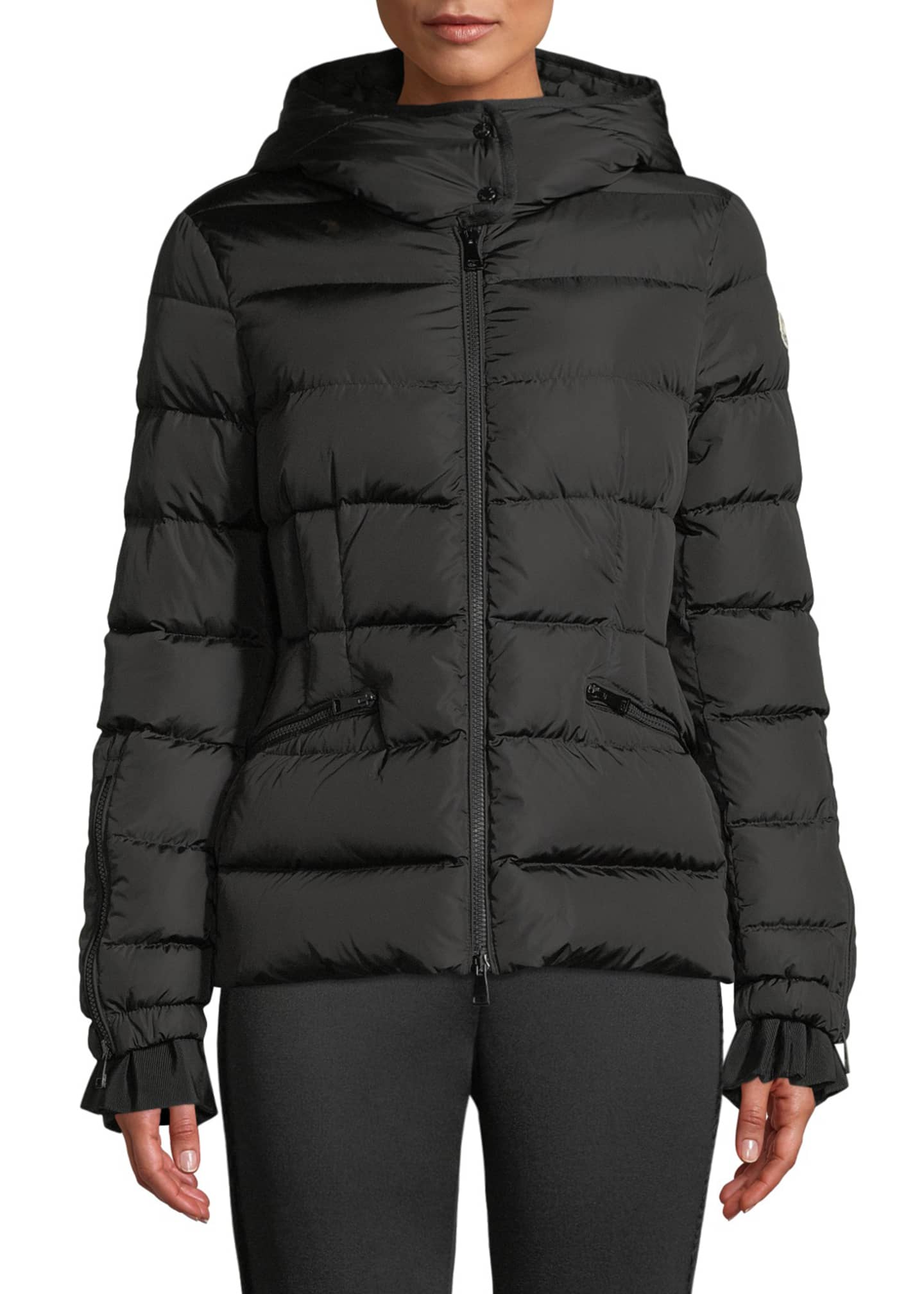 moncler hooded puffer jacket