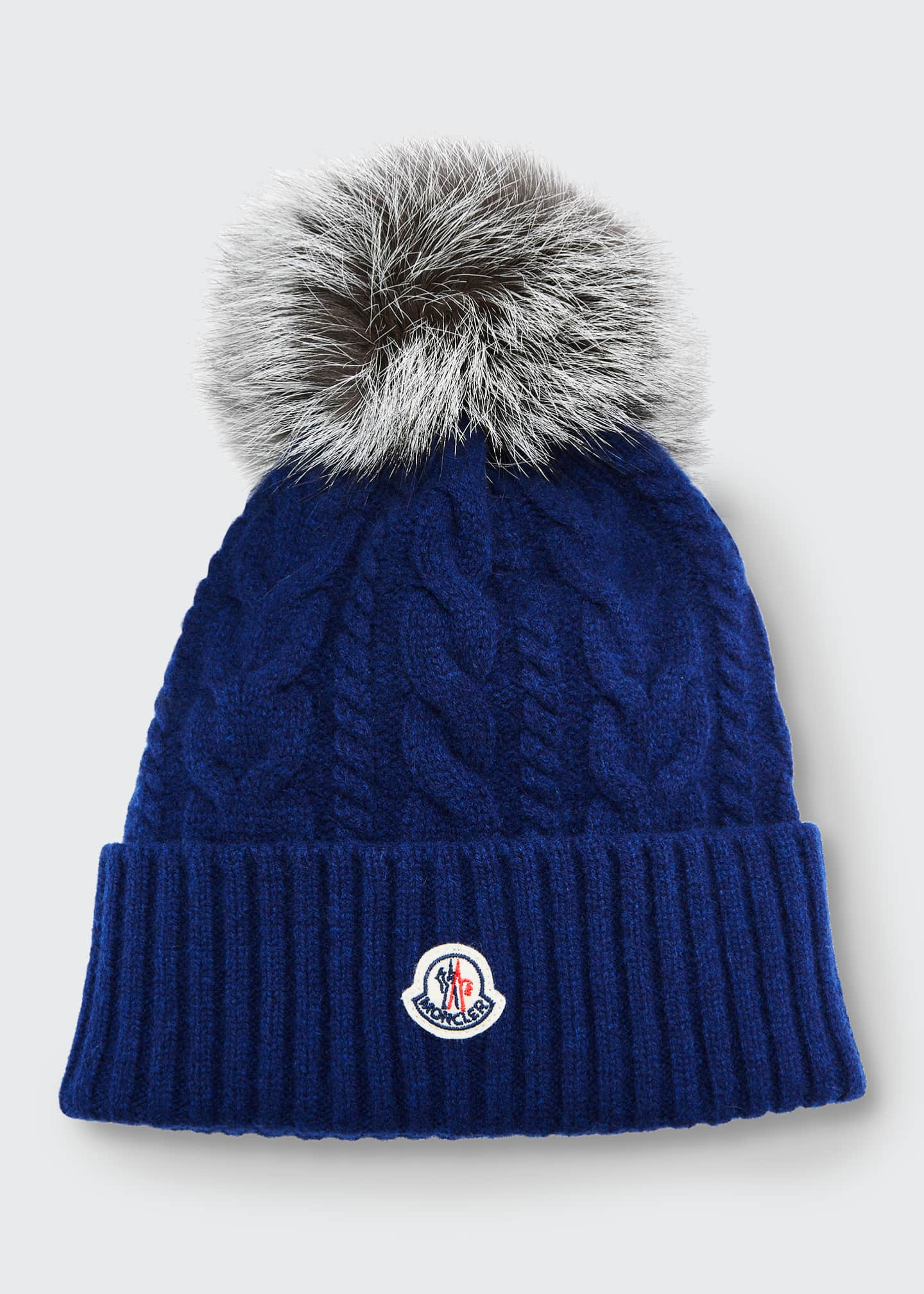 moncler blue hat