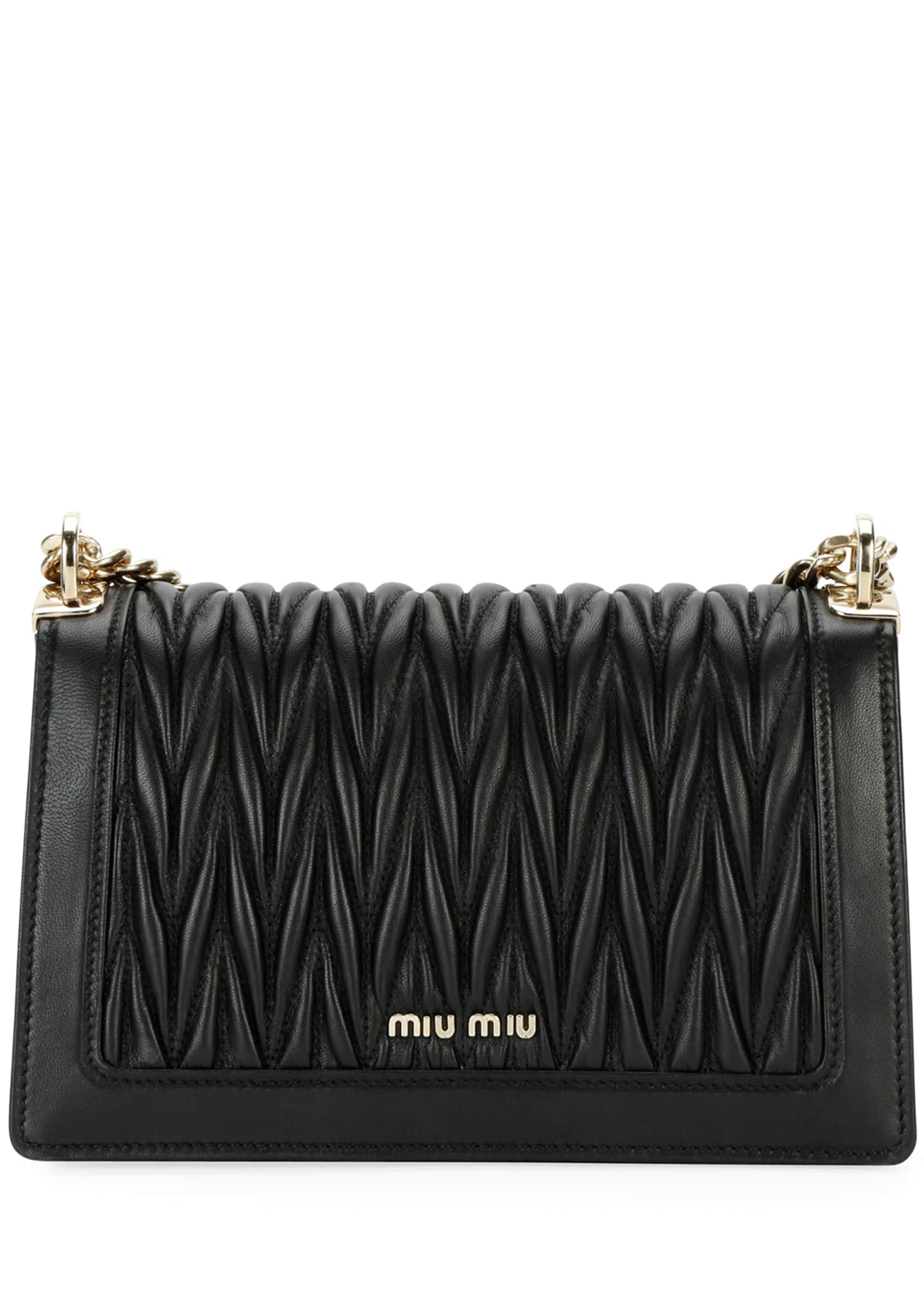 Miu Miu Miu Confidential Matelasse Leather Flap Shoulder Bag - Bergdorf ...