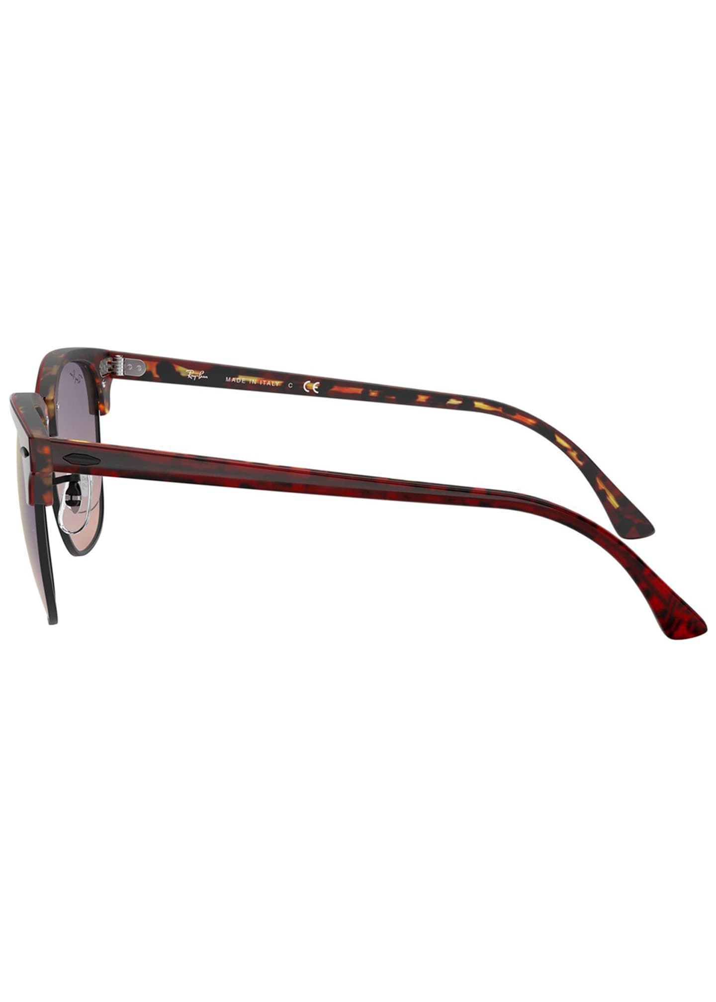 Ray Ban Club Master Semi Rimless Cat Eye Polarized Sunglasses