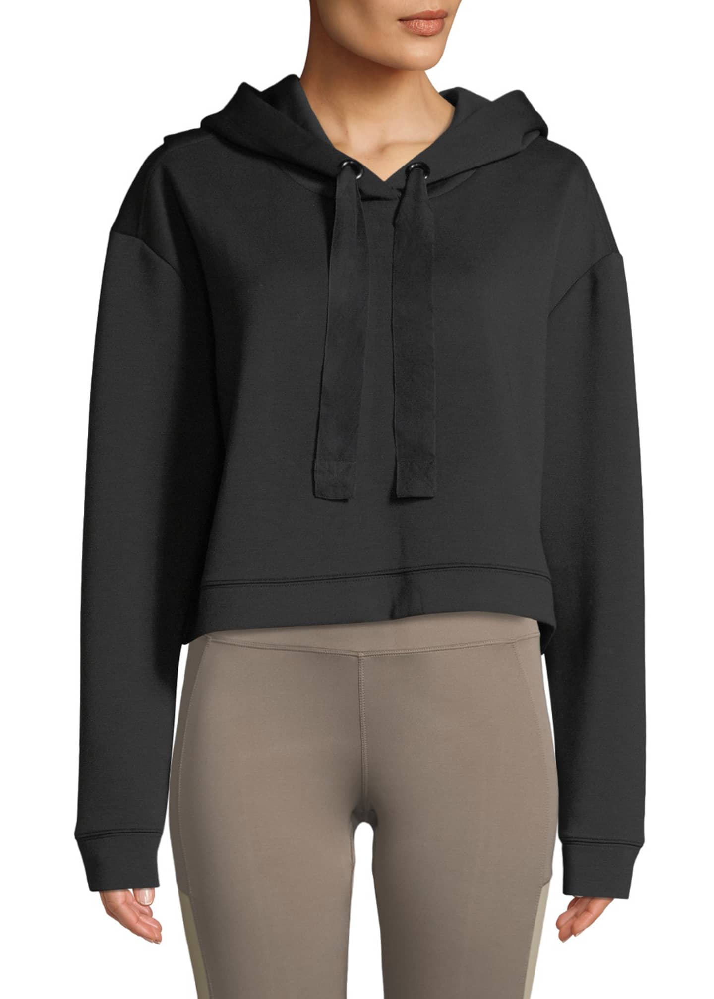 Nylora Morrison Cropped Activewear Hoodie Sweatshirt Top - Bergdorf Goodman
