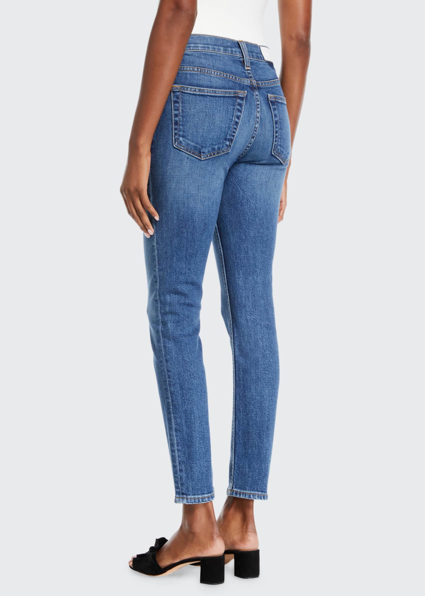 RE/DONE High-Rise Skinny Ankle Cropped Jeans - Bergdorf Goodman