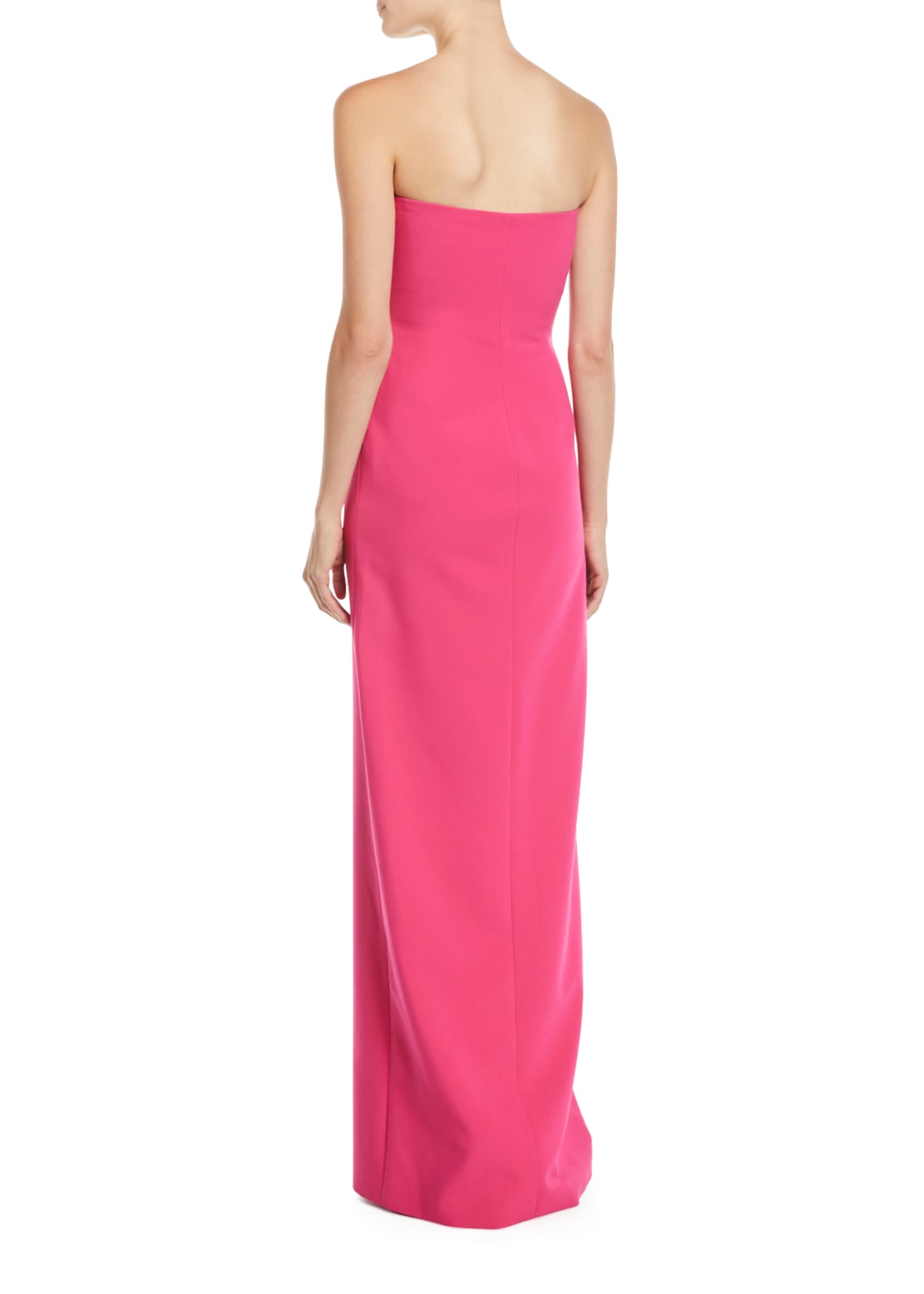 Likely Palmer Strapless Gown w/ High Slit - Bergdorf Goodman