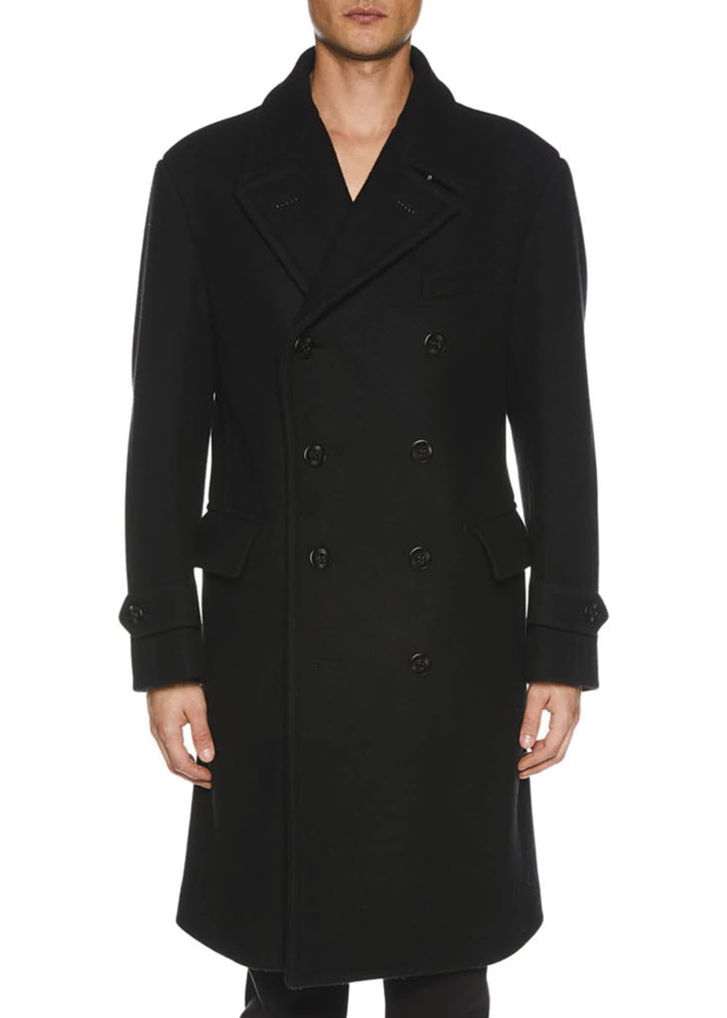 TOM FORD Men's Double-Breasted Trench Coat - Bergdorf Goodman