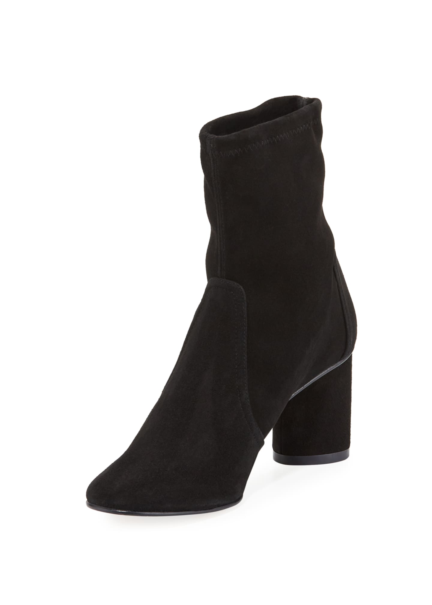 rapture 75mm suede sock bootie