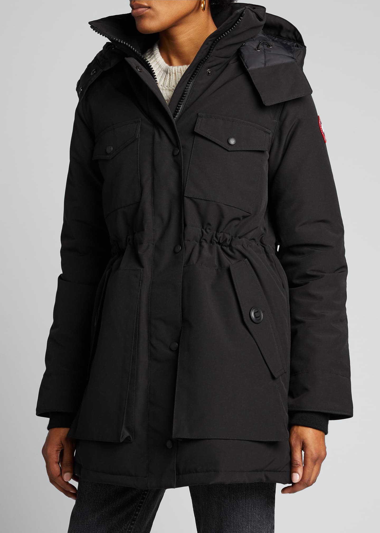 Canada Goose Gabriola Hooded Parka Coat w/ Reflective Back Bergdorf
