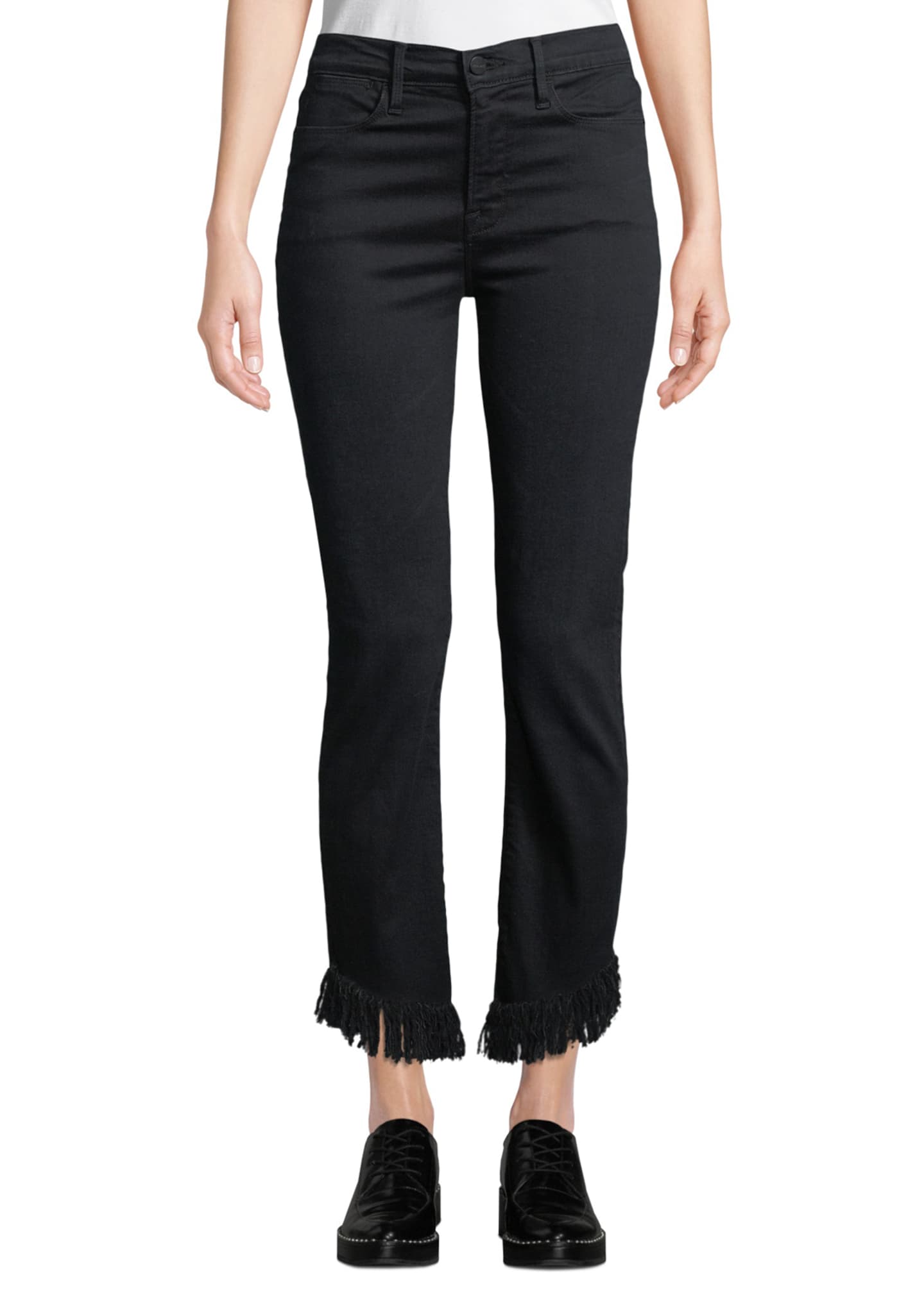 shredded leg jeans