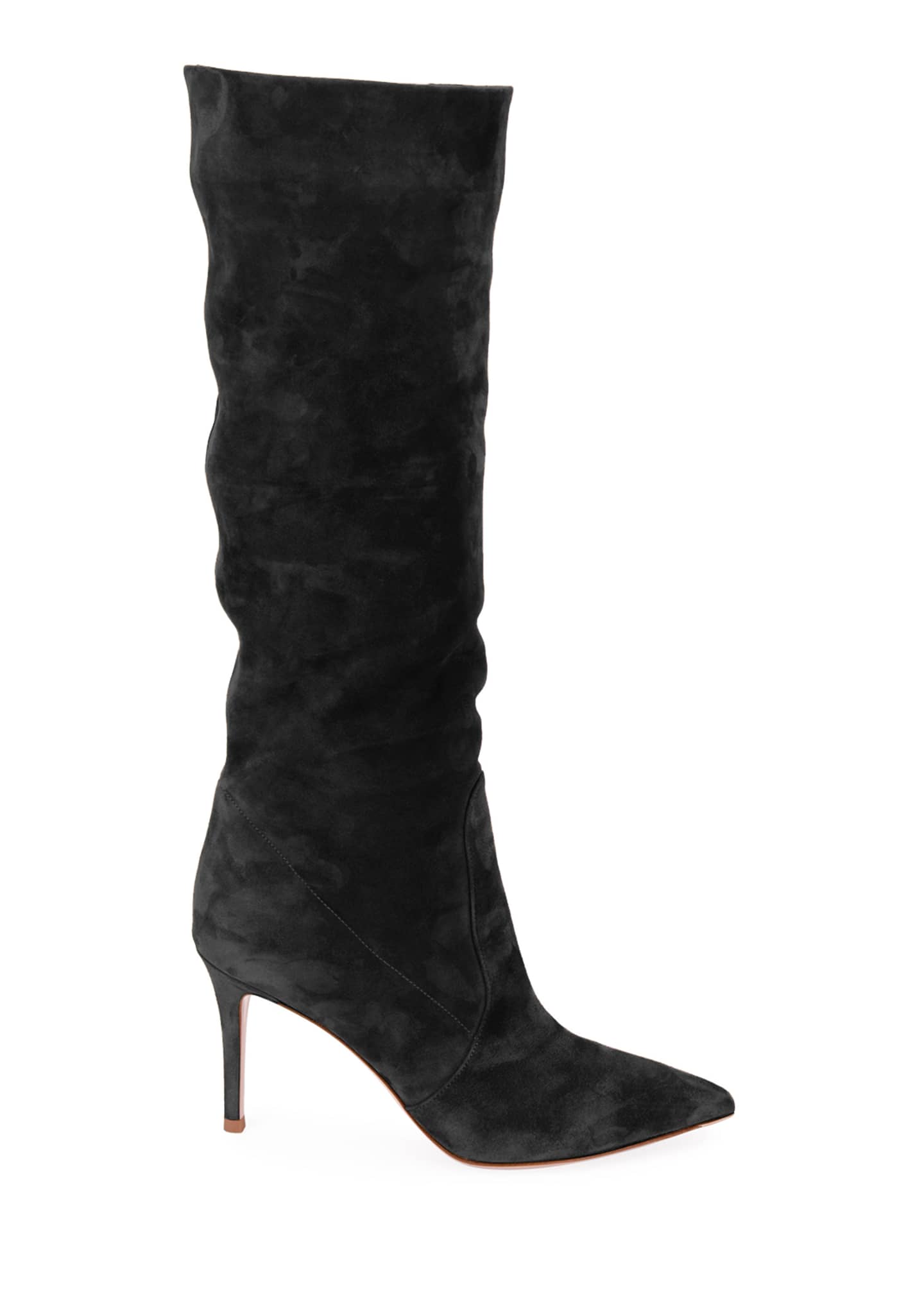 gianvito rossi suede knee boots