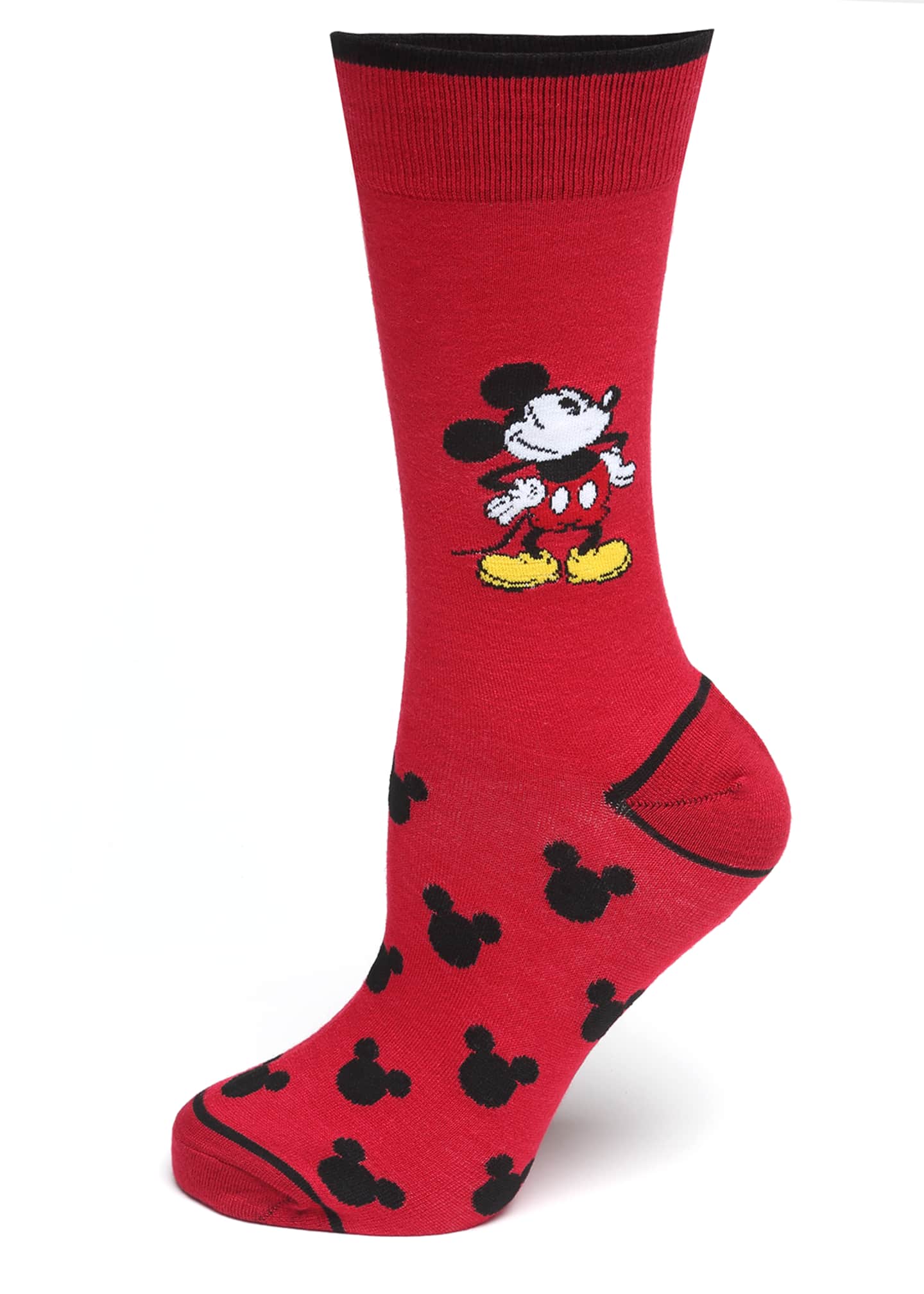 Cufflinks Inc. Men's 90th Anniversary Mickey Mouse Disney Socks in 3