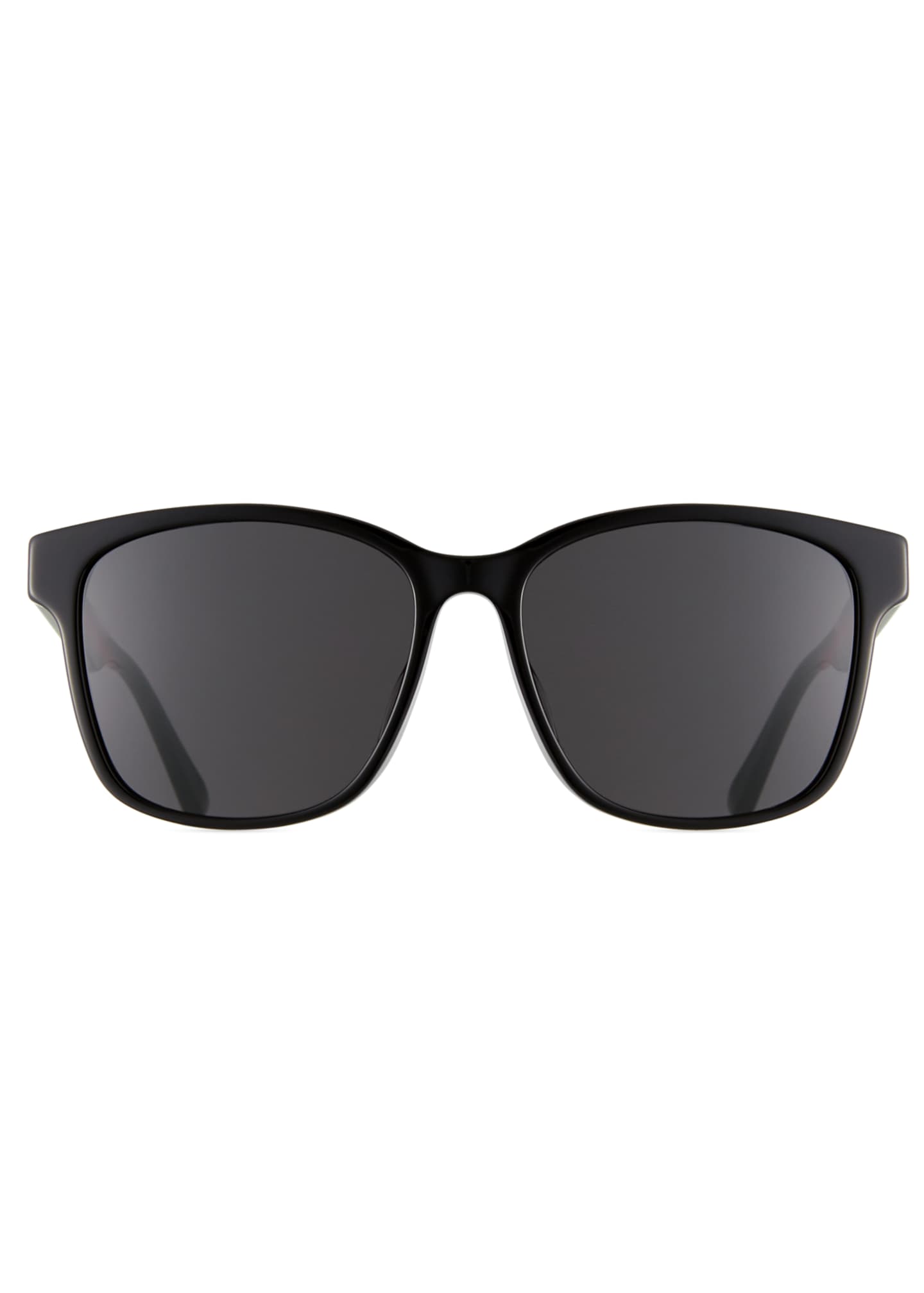 gucci square acetate sunglasses with signature web