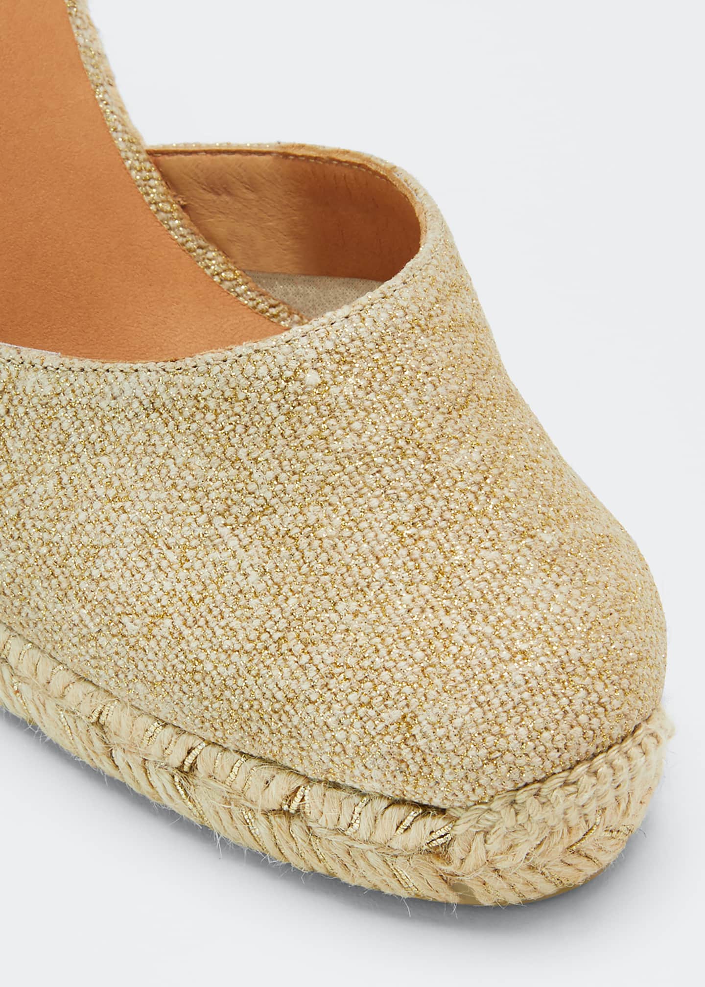Castaner Carina Linen Wedge Espadrille Sandals Bergdorf Goodman