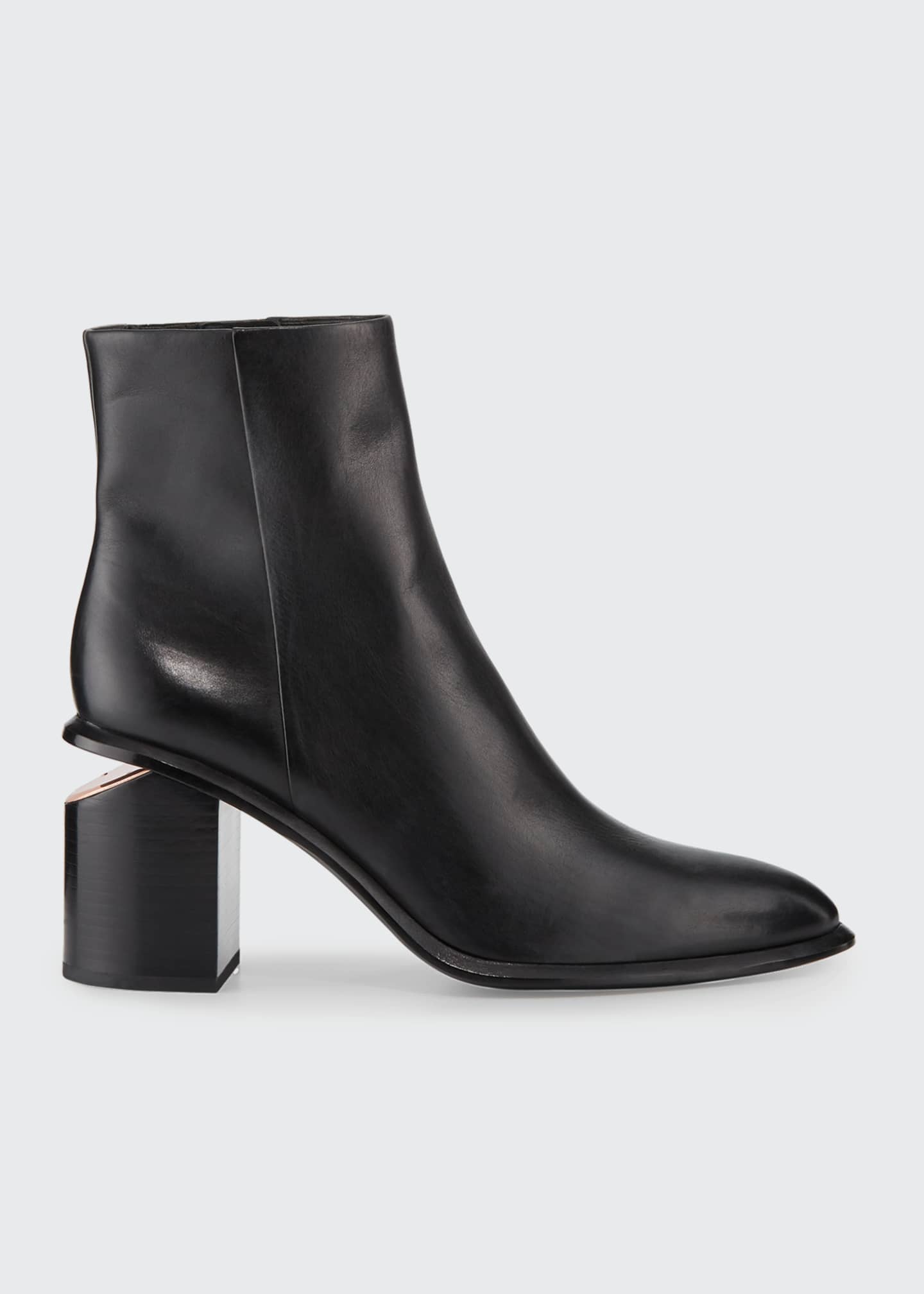 anna bootie with rose gold
