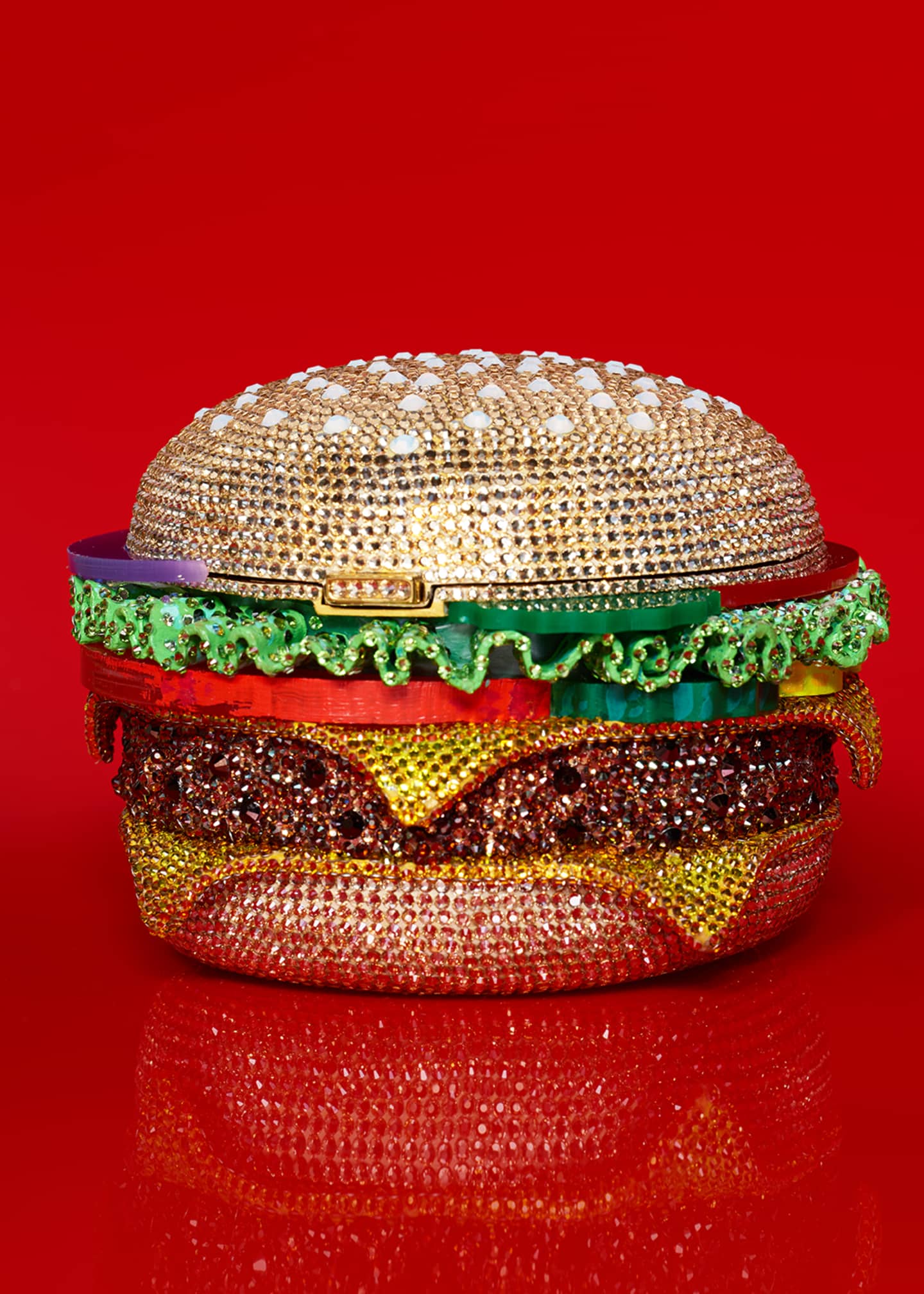 Judith Leiber Couture Hamburger Crystal Clutch Bag Bergdorf Goodman