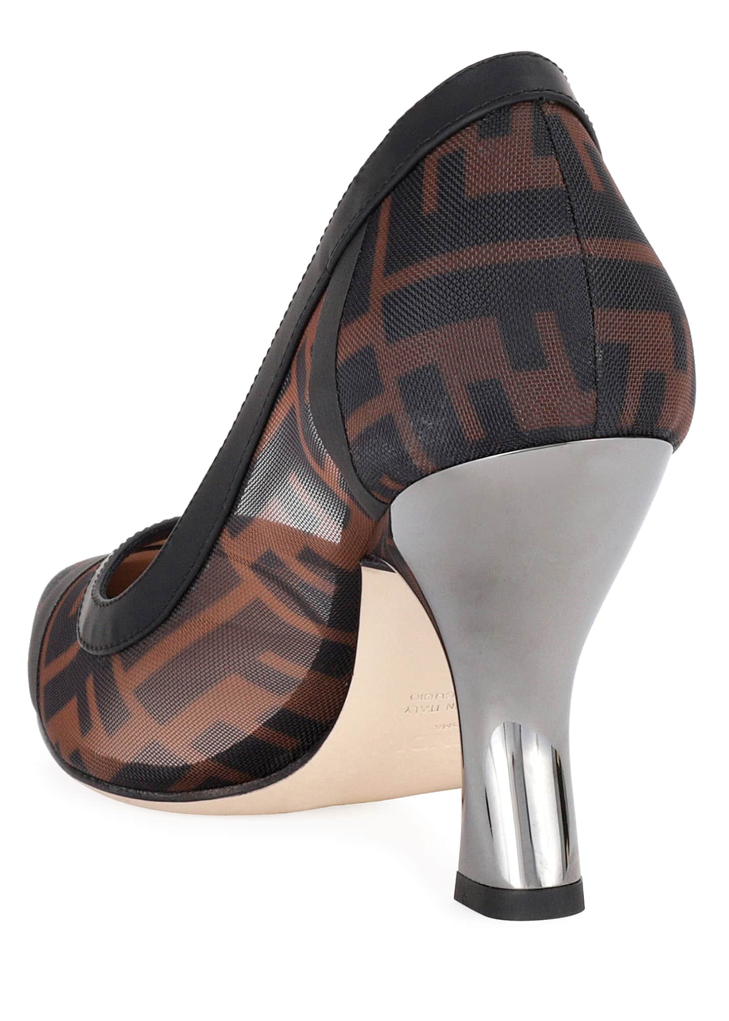 fendi logo pumps