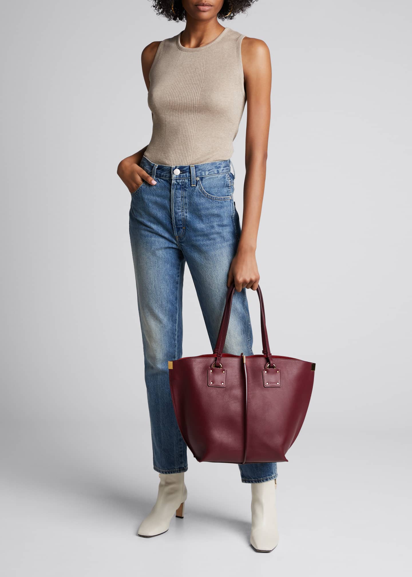 chloe vick leather tote