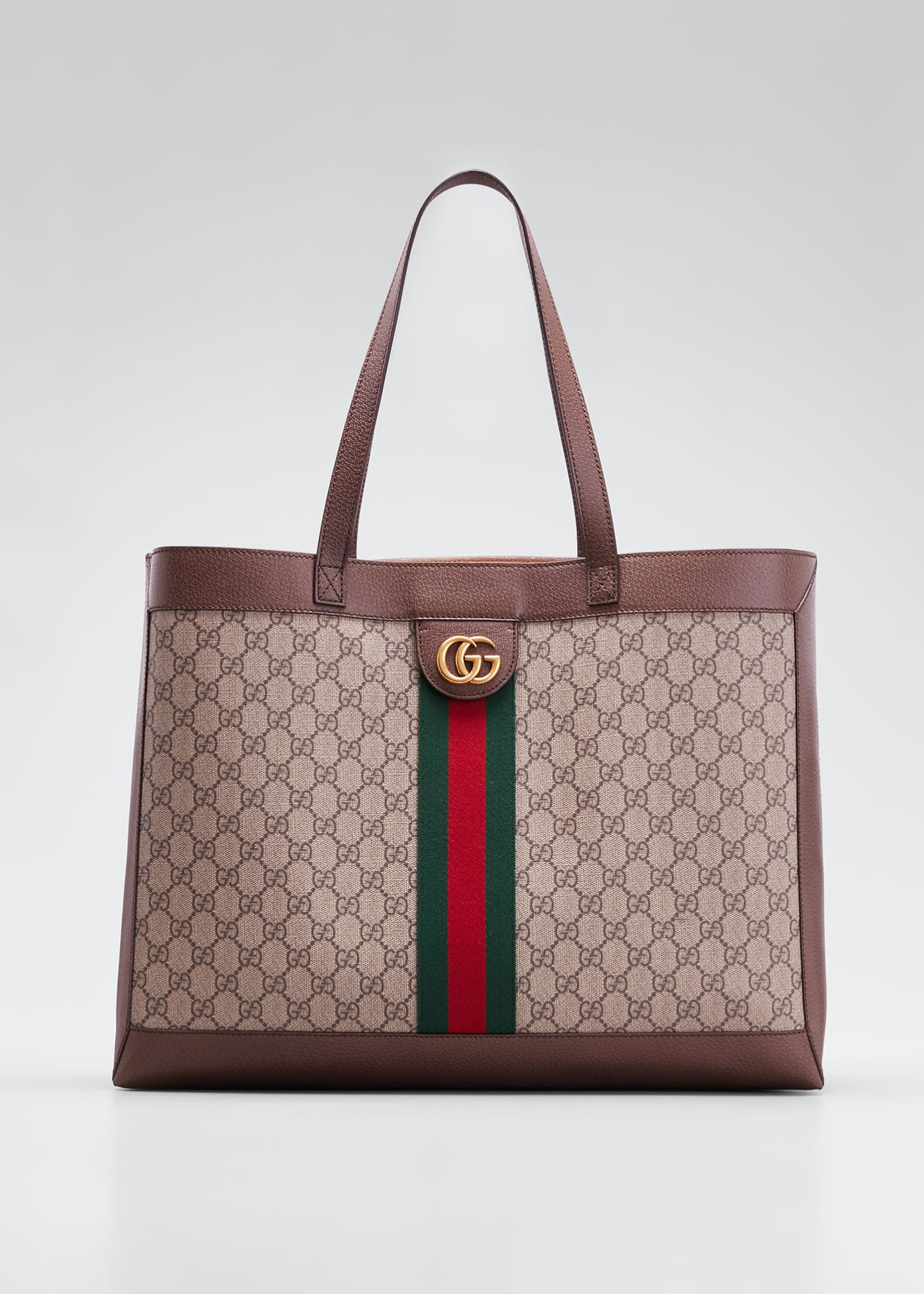 Gucci Ophidia Soft GG Supreme Canvas Tote Bag with Web - Bergdorf Goodman