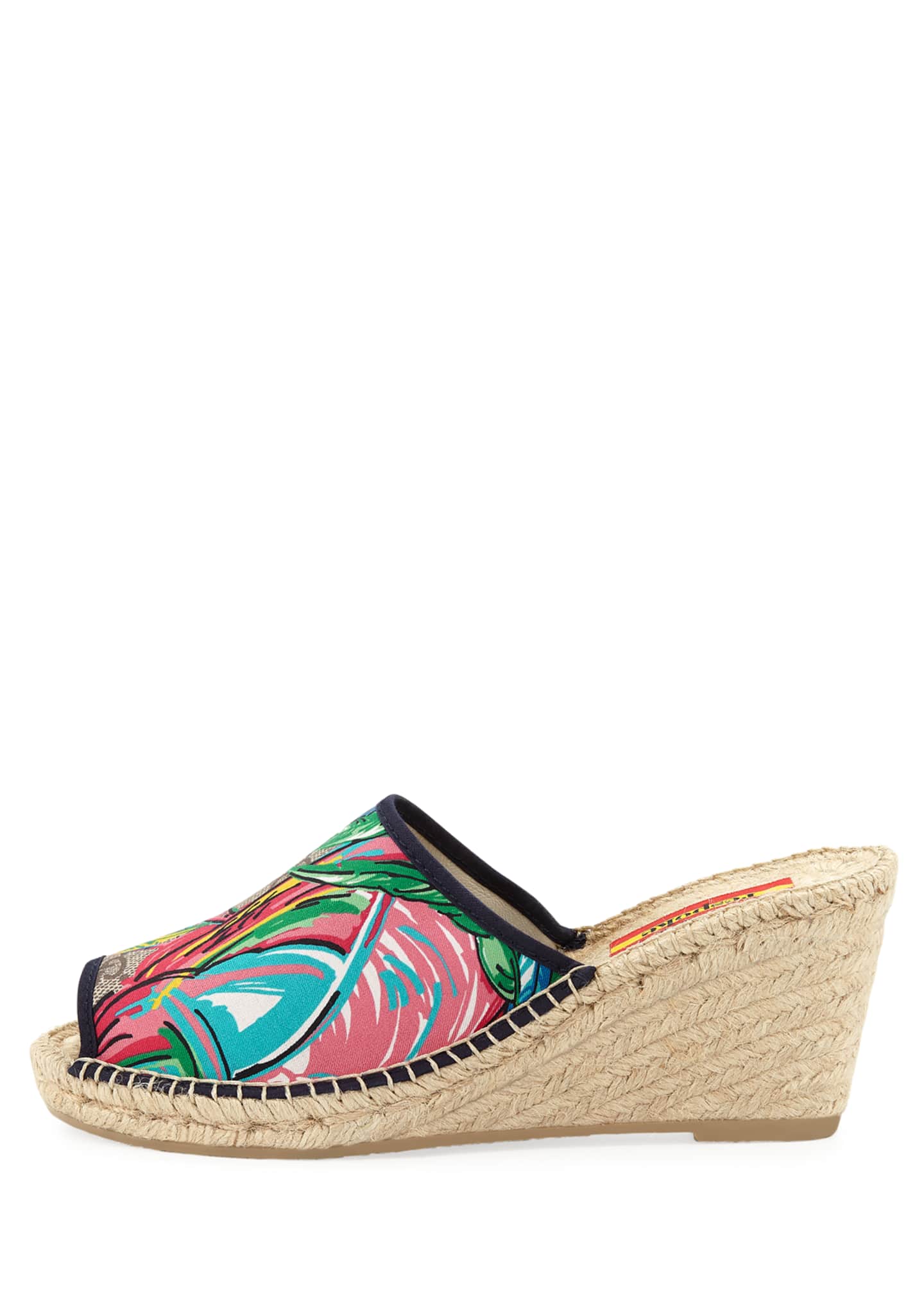 espadrille wedge slide
