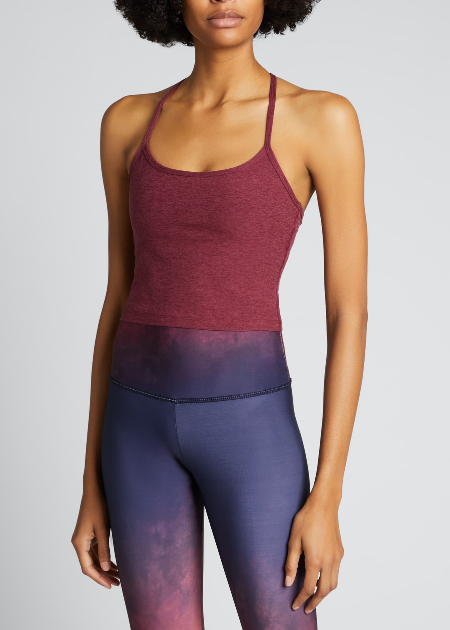 Beyond Yoga Spacedye Slim Racerback Cropped Tank Bergdorf Goodman