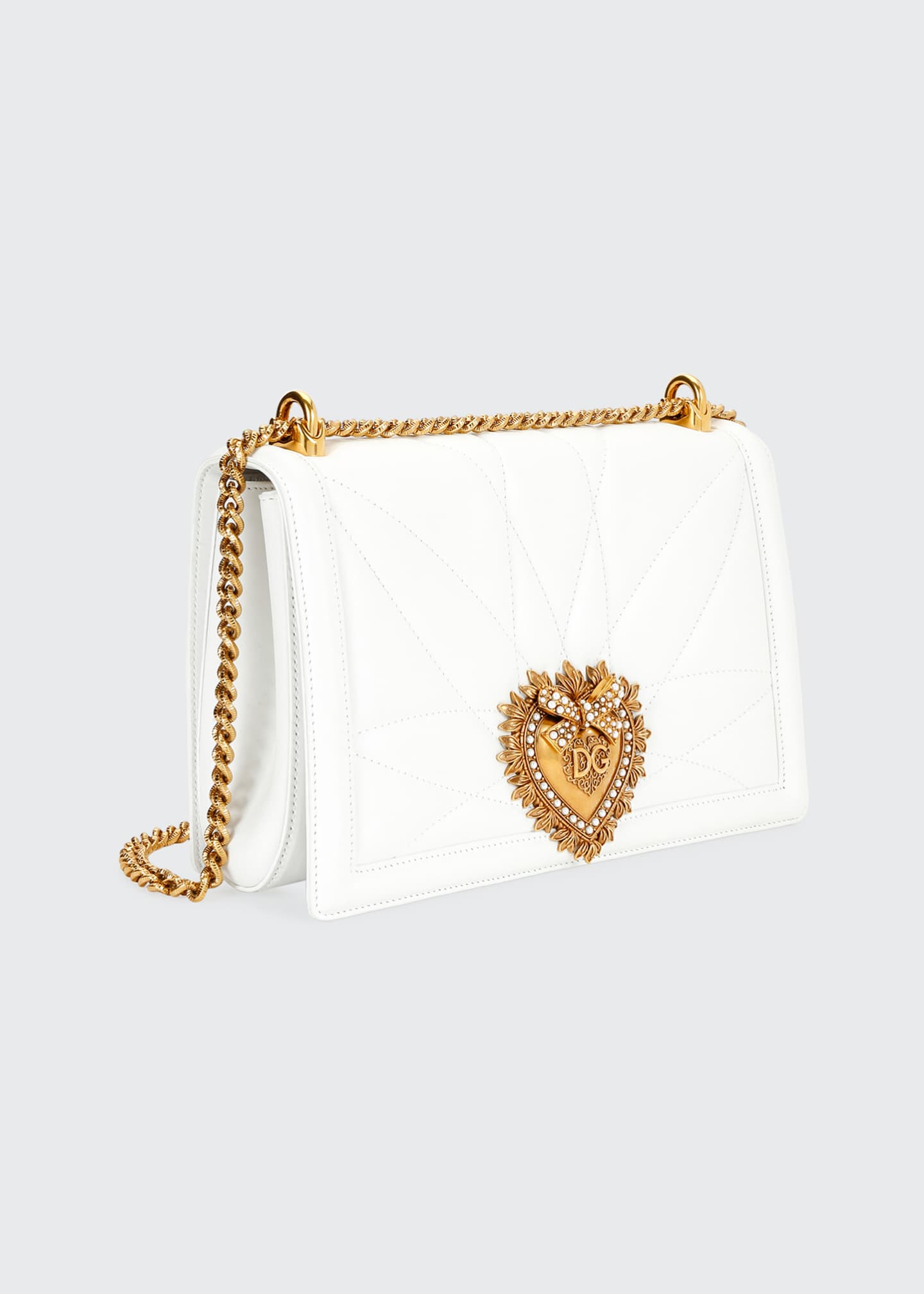 Dolce & Gabbana Red Quilted Devotion Crossbody 11 PRO Phone case bag