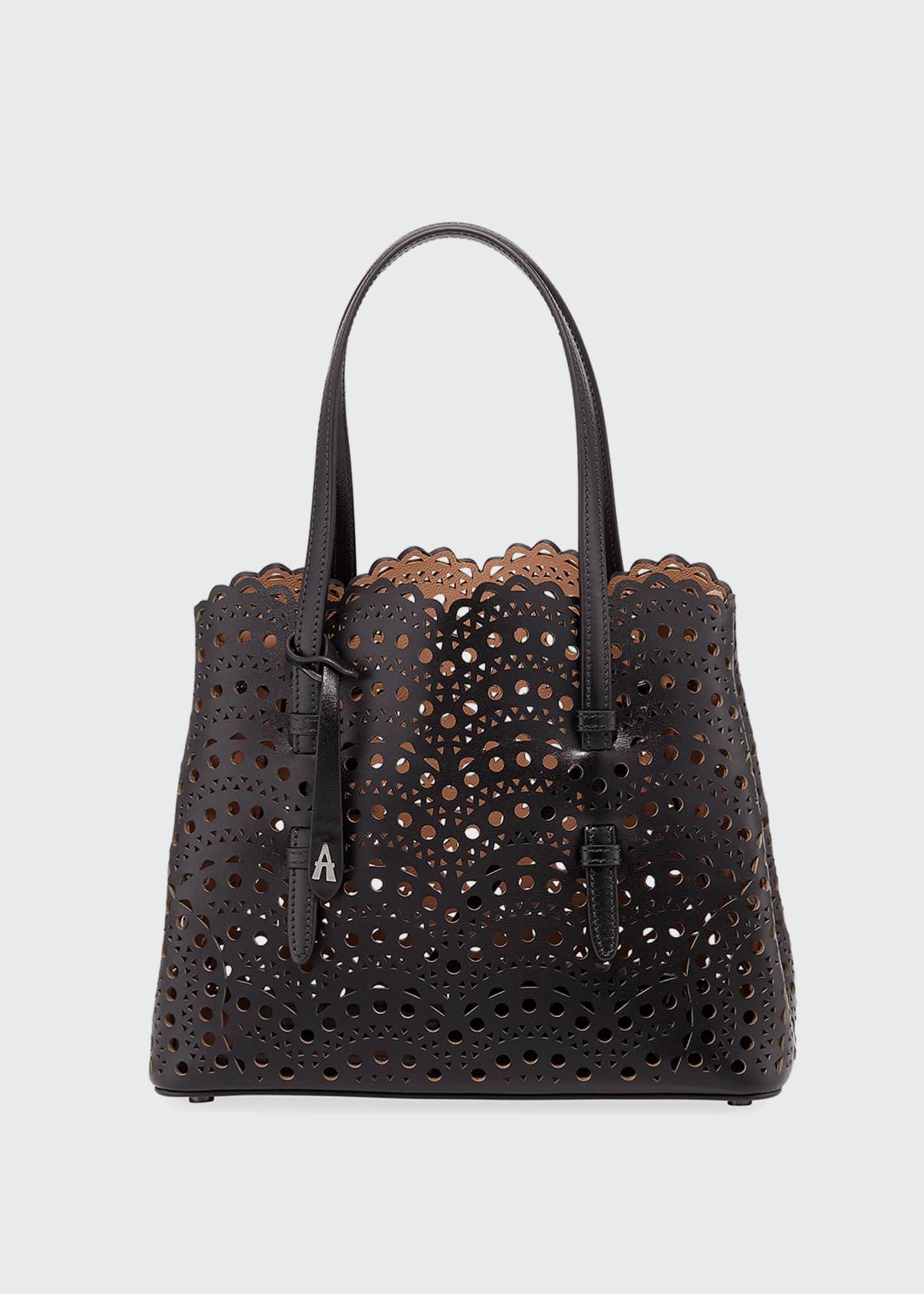 ALAIA Mina Small LaserCut Tote Bag Bergdorf Goodman