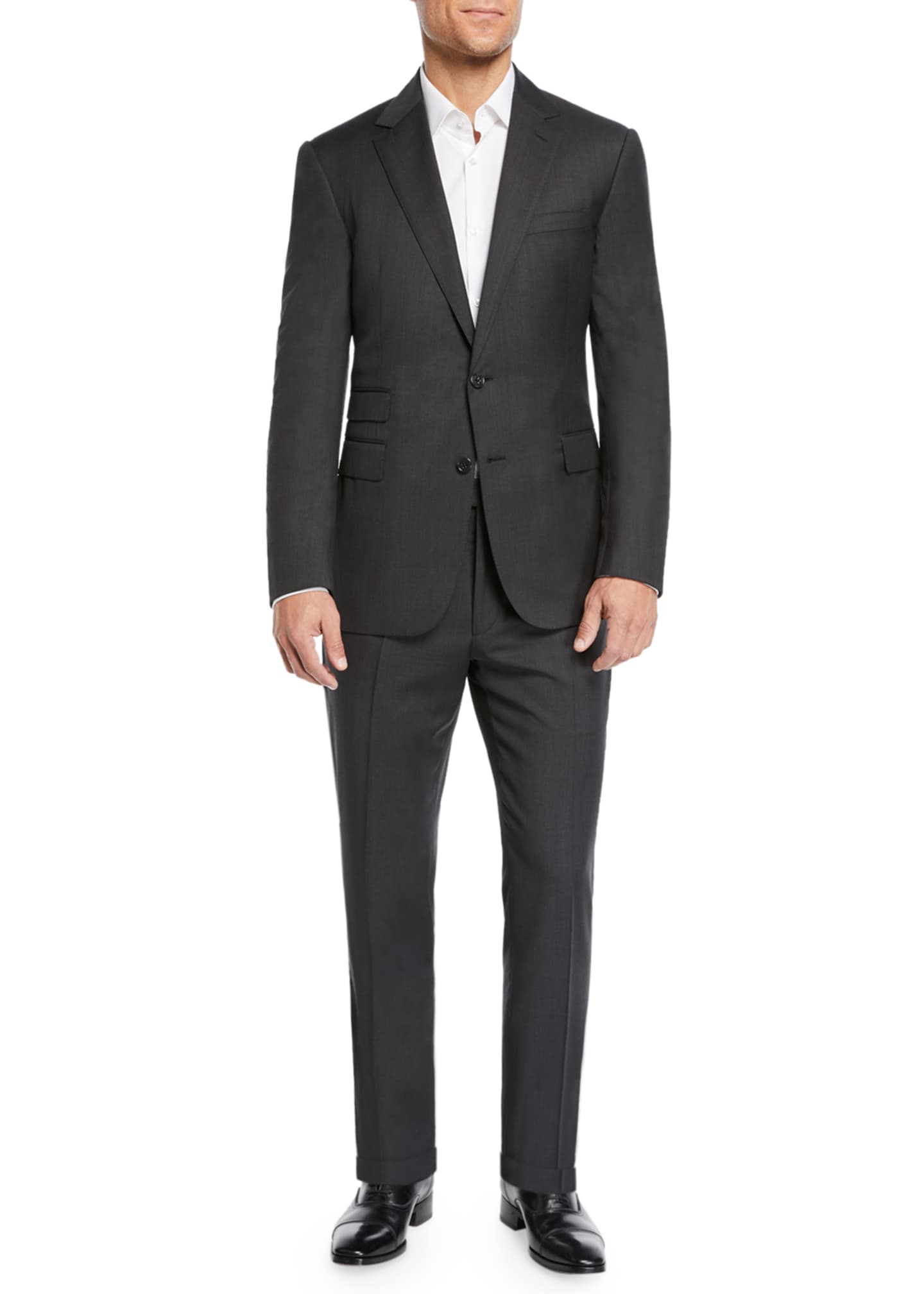 Ralph Lauren Purple Label Men's TwoPiece Basic Wool Suit Bergdorf