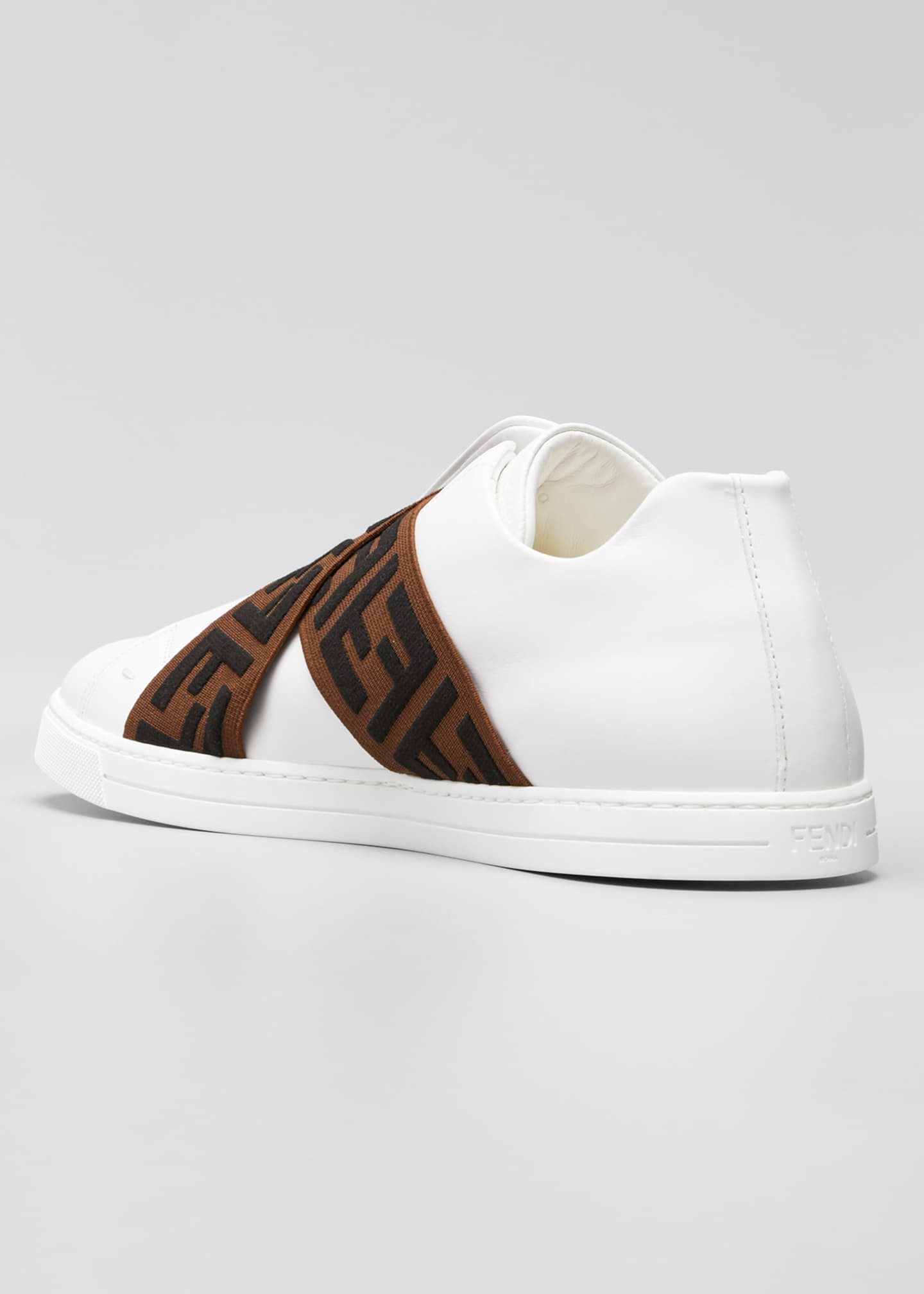 laceless leather sneakers