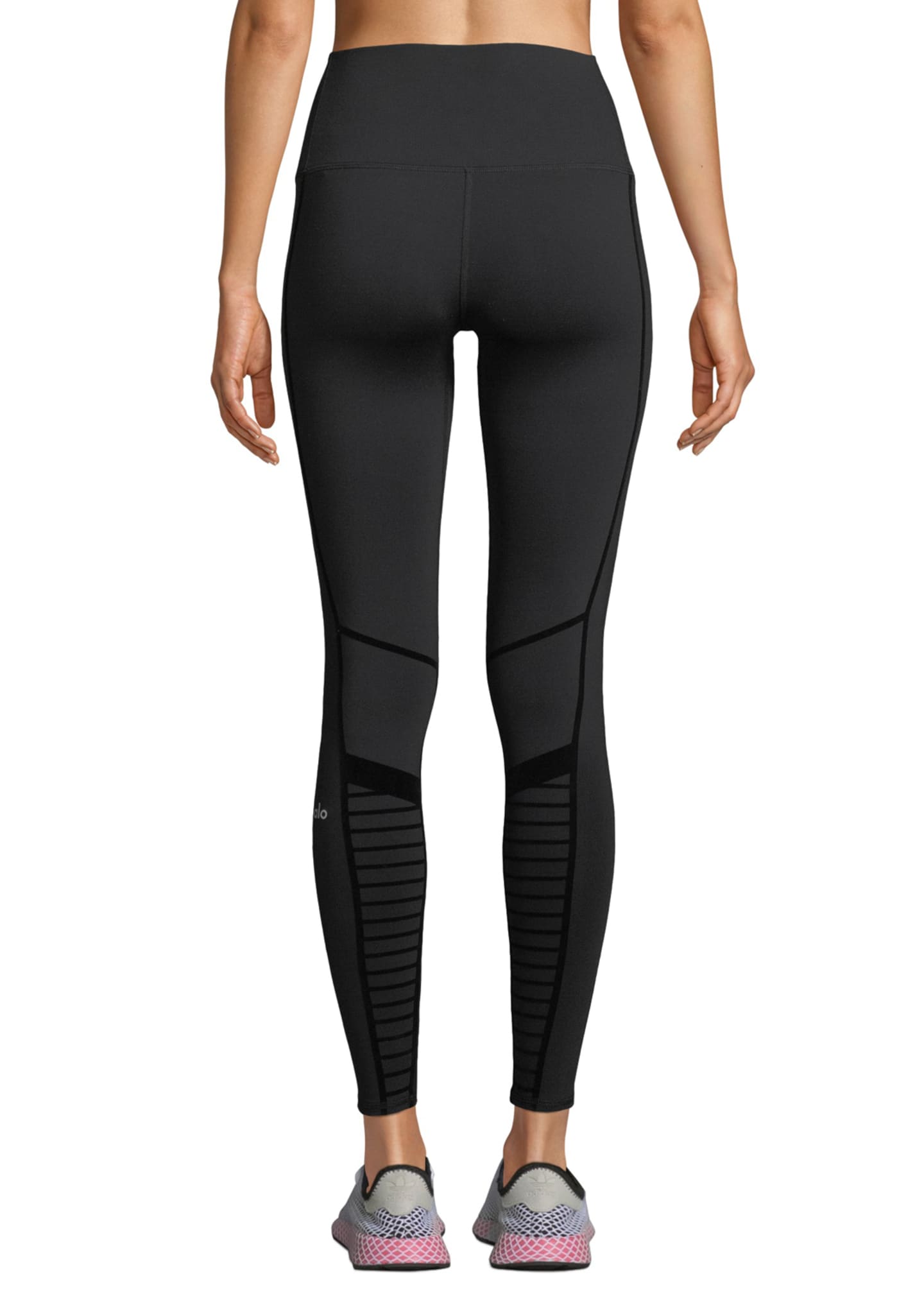 Alo Yoga Flocked High-waist Moto Leggings With  International Society of  Precision Agriculture
