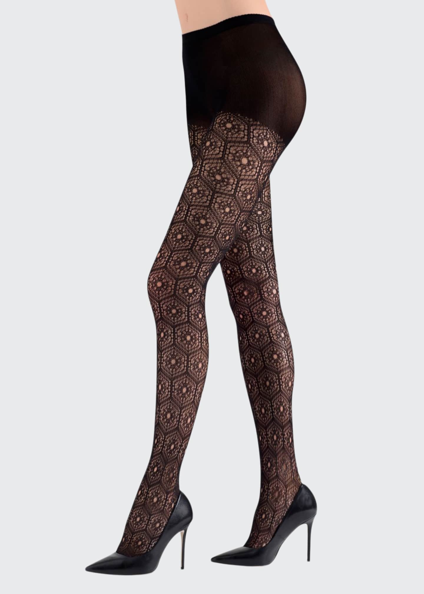 Wolford Satin Garter Belt, Black