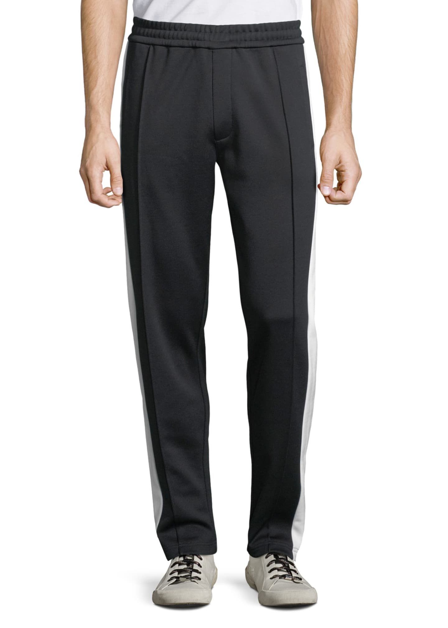 straight leg track pants mens