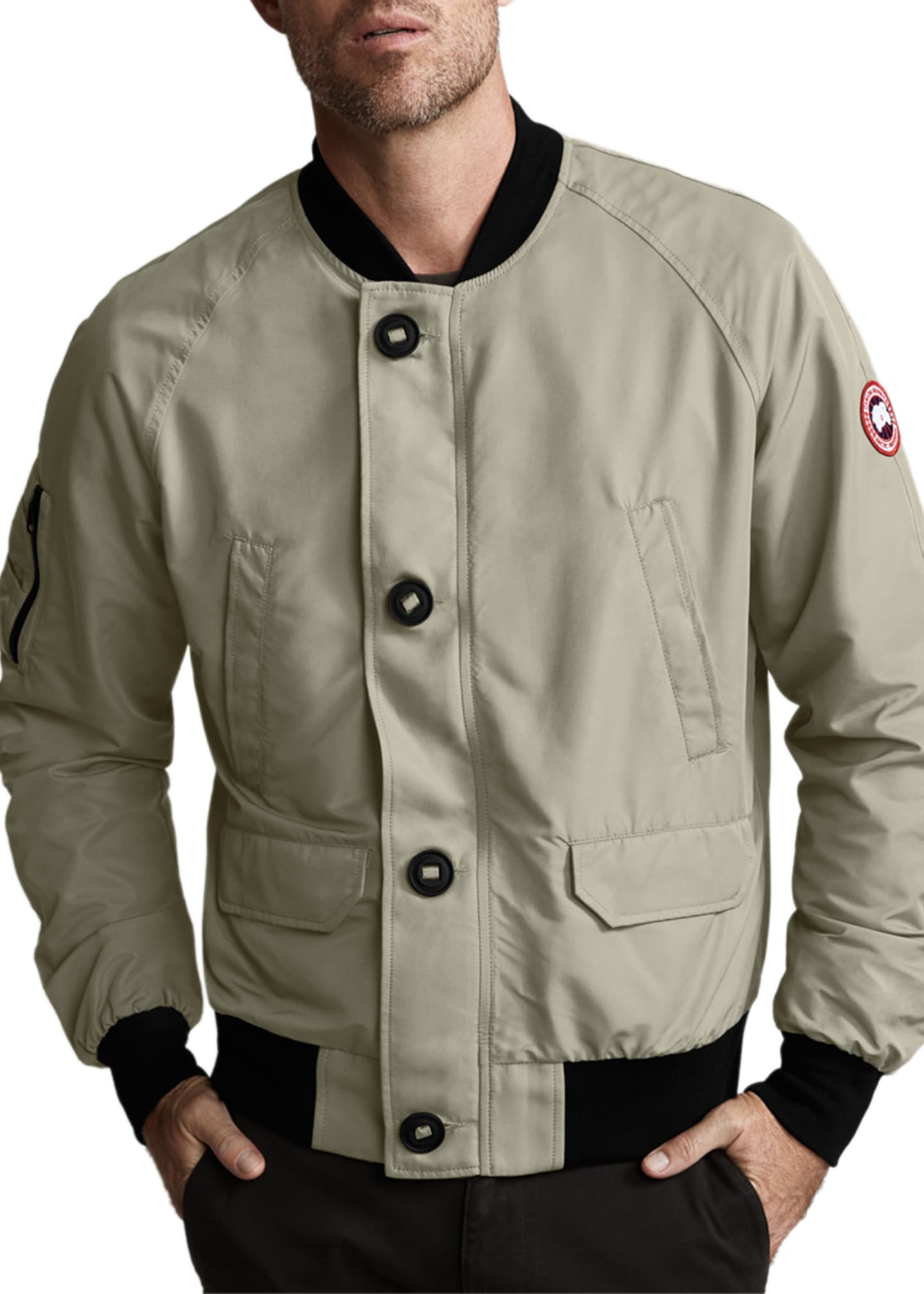 canada goose bomber jacket mens