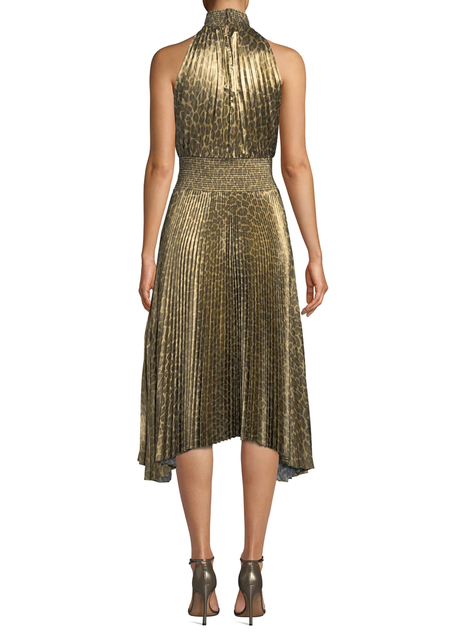 renzo pleated dress