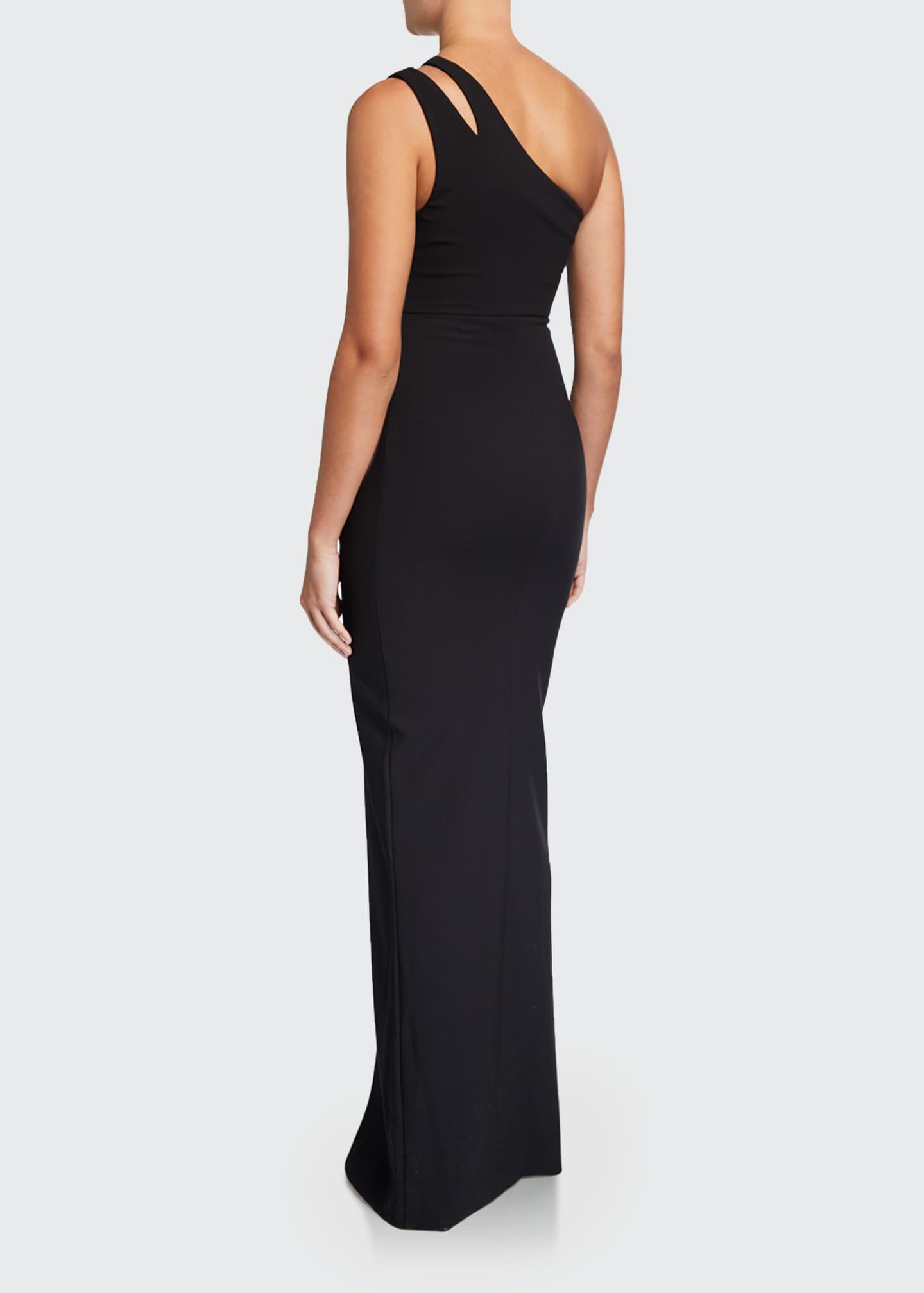 likely roxy one shoulder gown