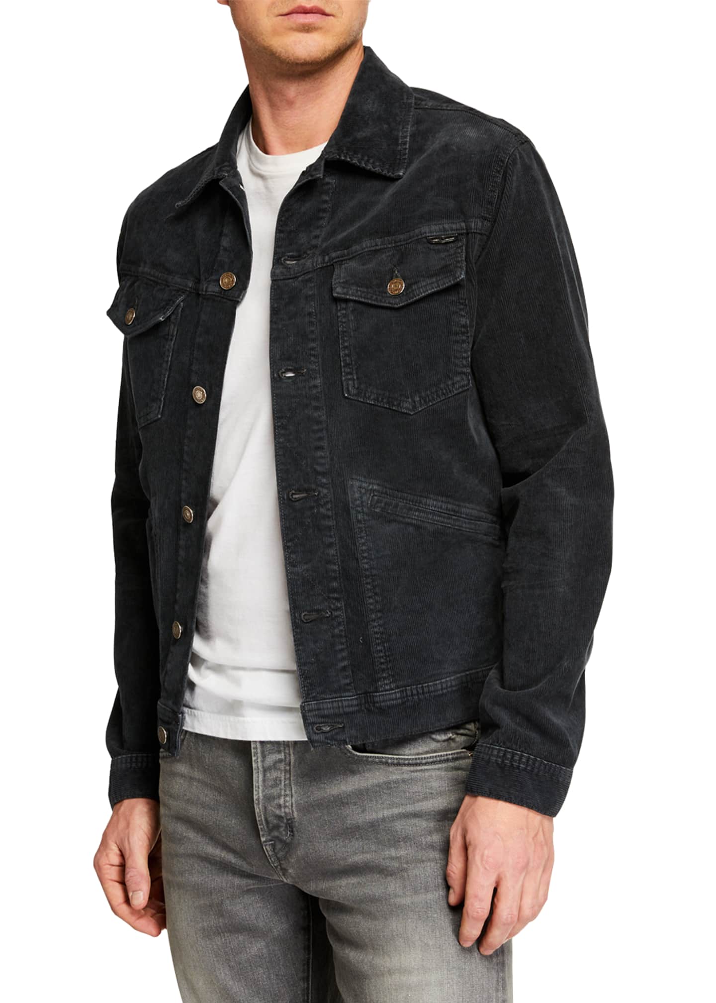 TOM FORD Men's Icon Corduroy Denim Jacket Bergdorf Goodman
