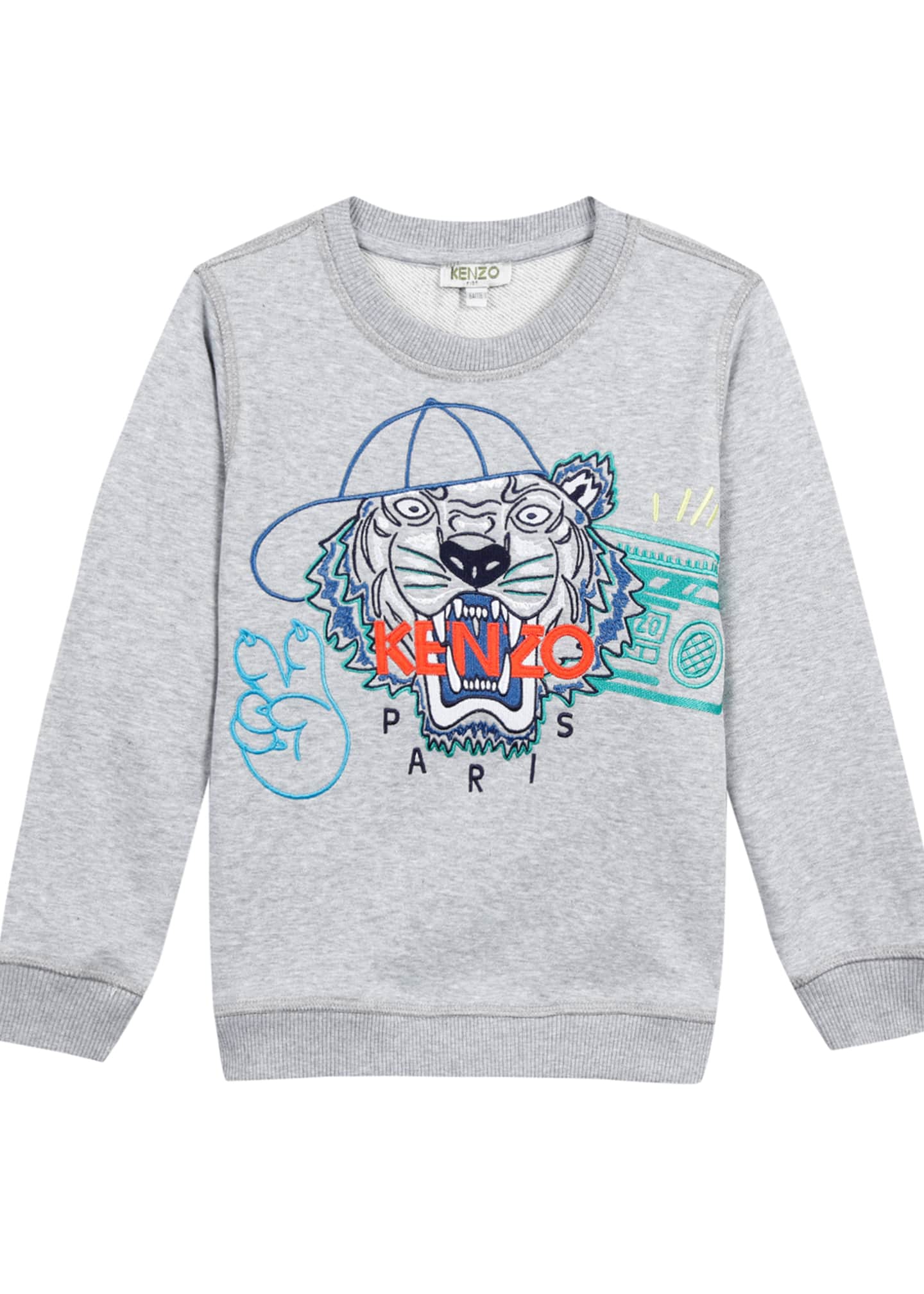 kenzo embroidered sweatshirt