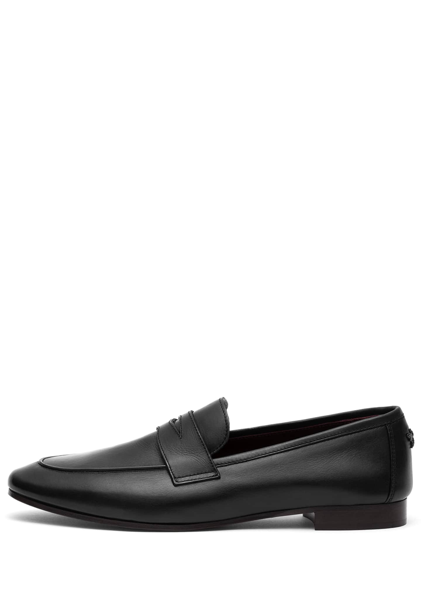 flat penny loafers