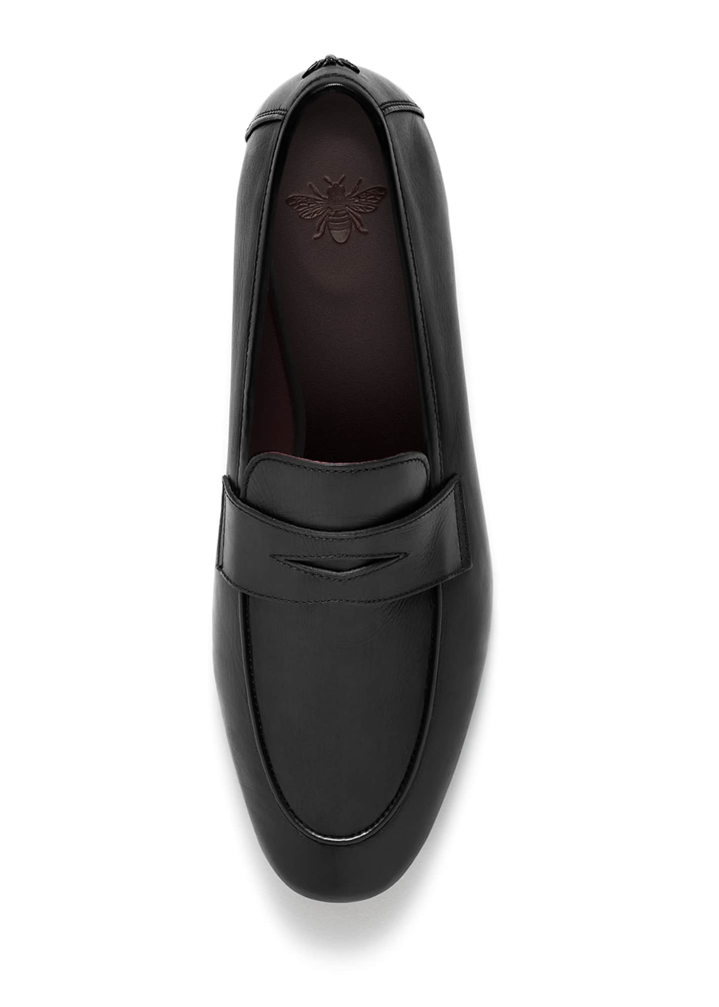flat penny loafers