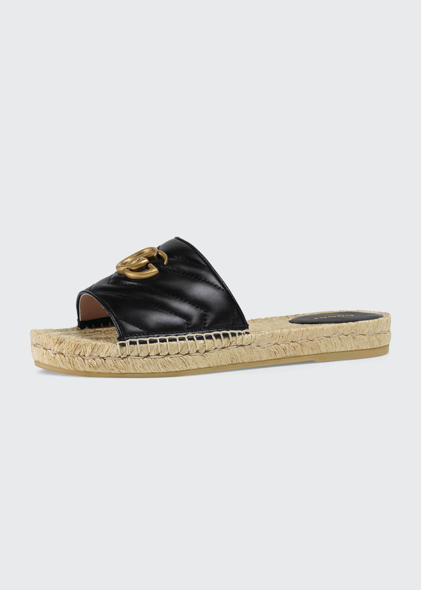 gucci pilar espadrille slide sandal