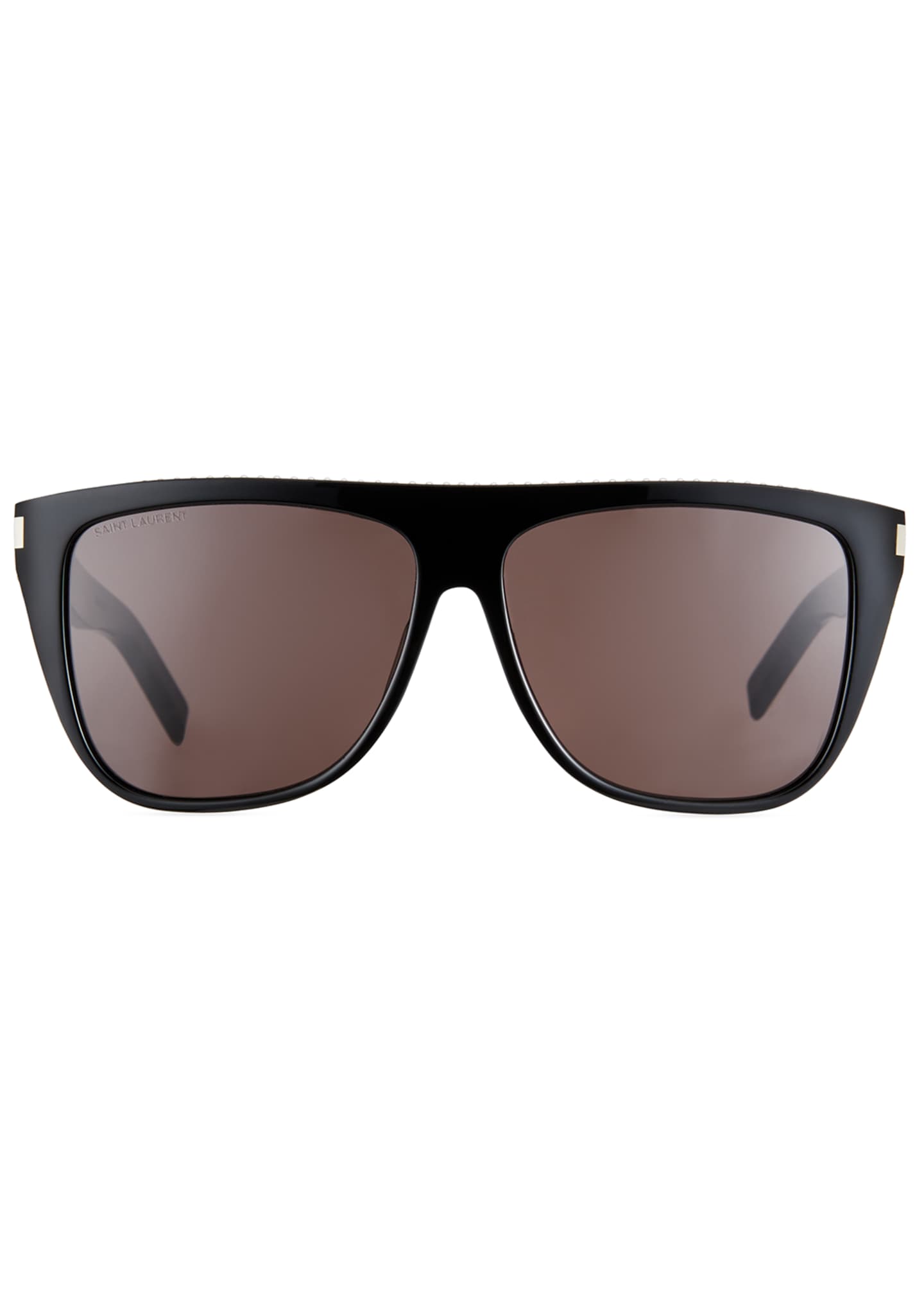 Saint Laurent Men's SL1 Rectangle Acetate Sunglasses - Bergdorf Goodman
