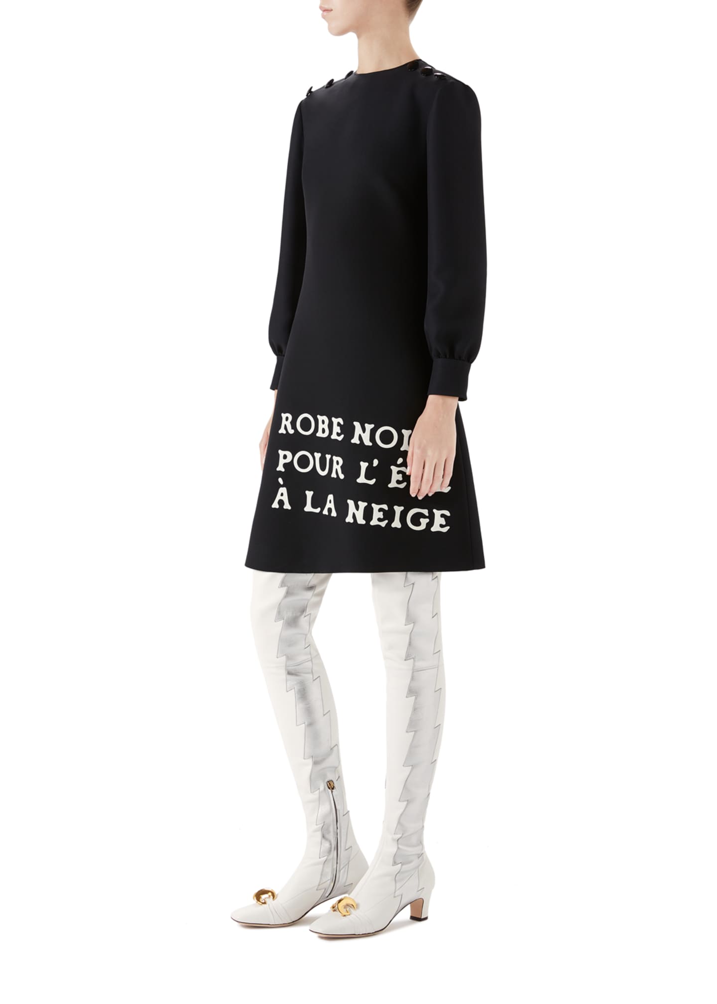 gucci long sleeve dress