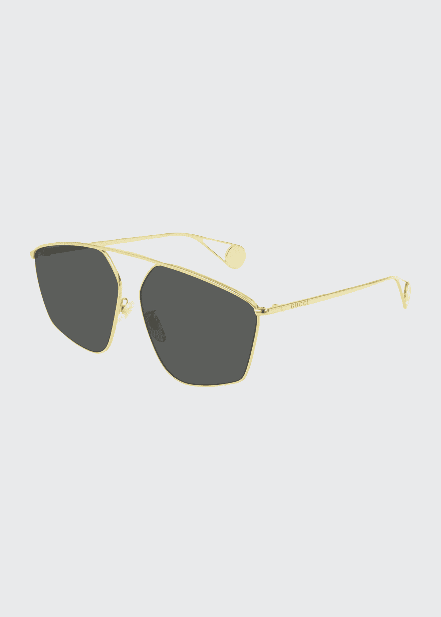 gucci sunglasses metal frame