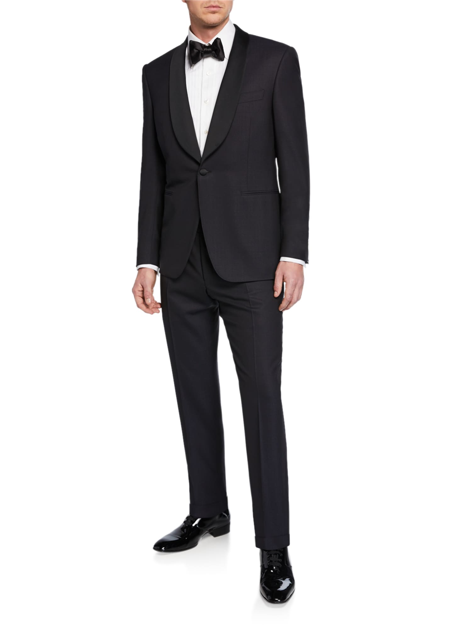 Canali Men's TwoPiece Tuxedo with Shawl Collar Bergdorf Goodman