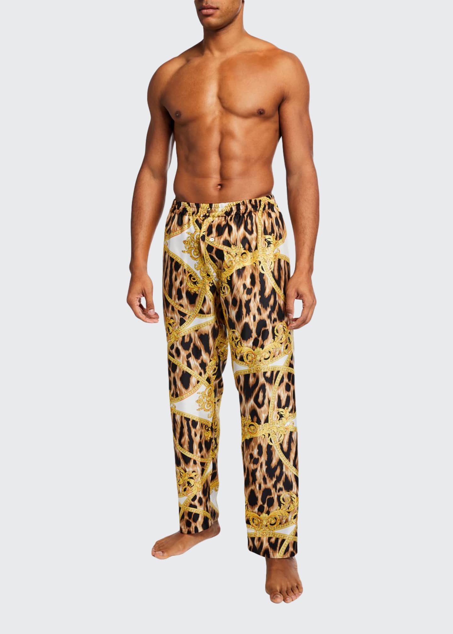 versace pajamas mens